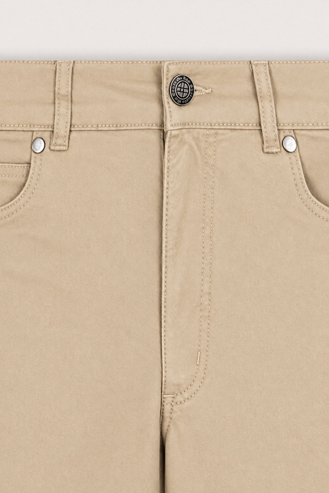 Men's Trousers Egypt - Beige Casual Gabardine Pants - 2