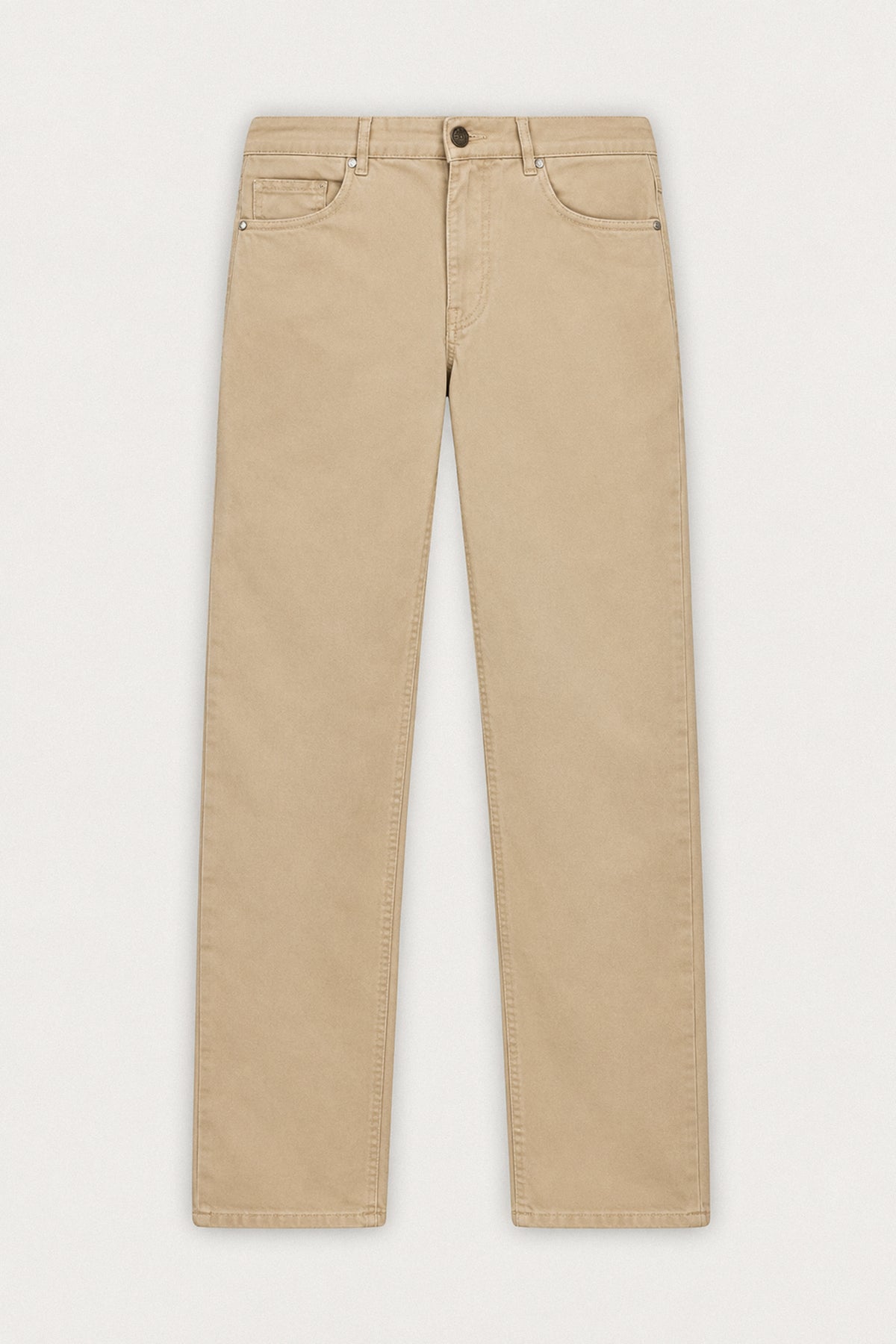Men's Trousers Egypt - Beige Casual Gabardine Pants - 4