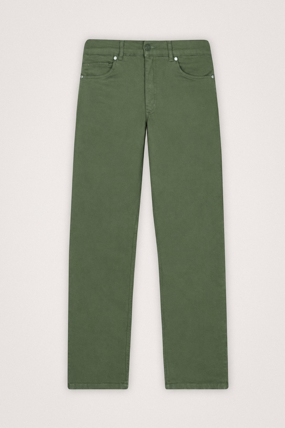 Men's Trousers Egypt - Olive Green Casual Chino Pants - 1