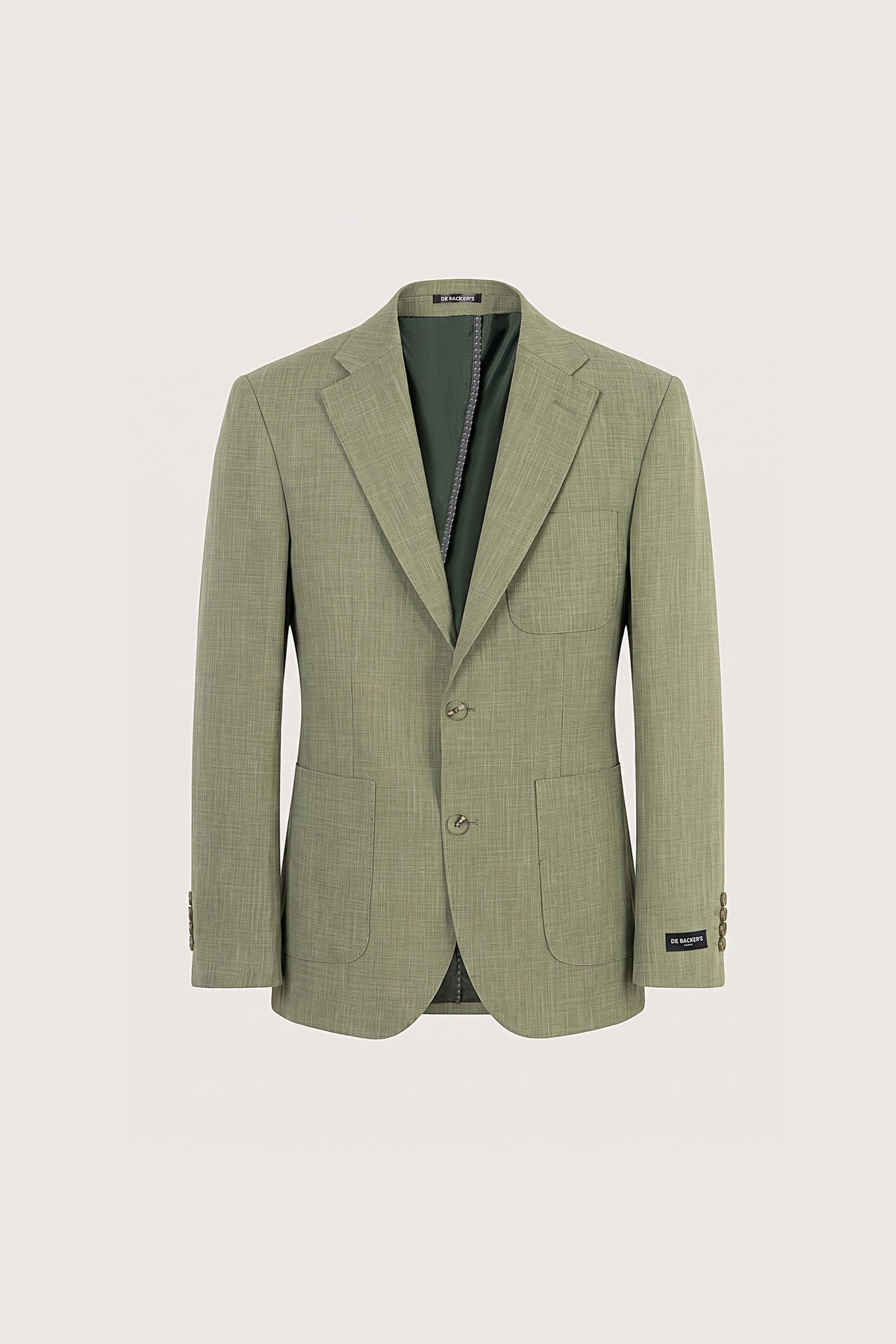 Green Casual Blazer - De Backers - 1