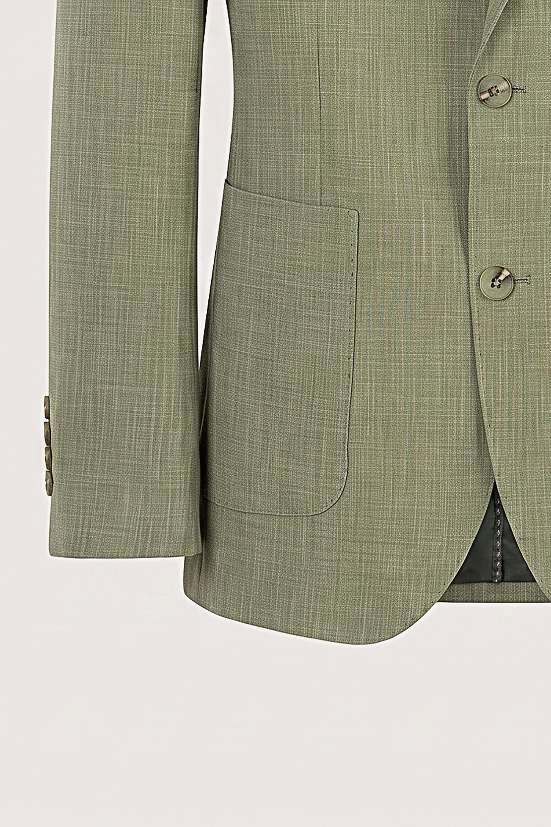 Green Casual Blazer - De Backers - 3