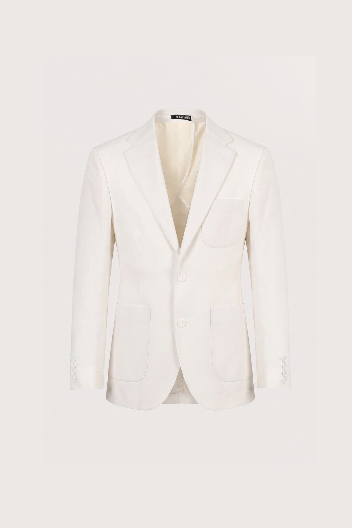 White Casual Blazer - De Backers - 1