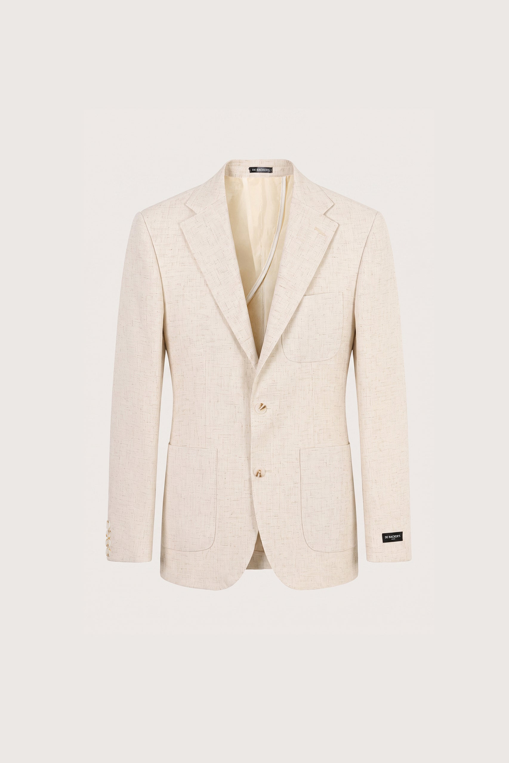 Light Beige Casual Blazer - De Backers - 1