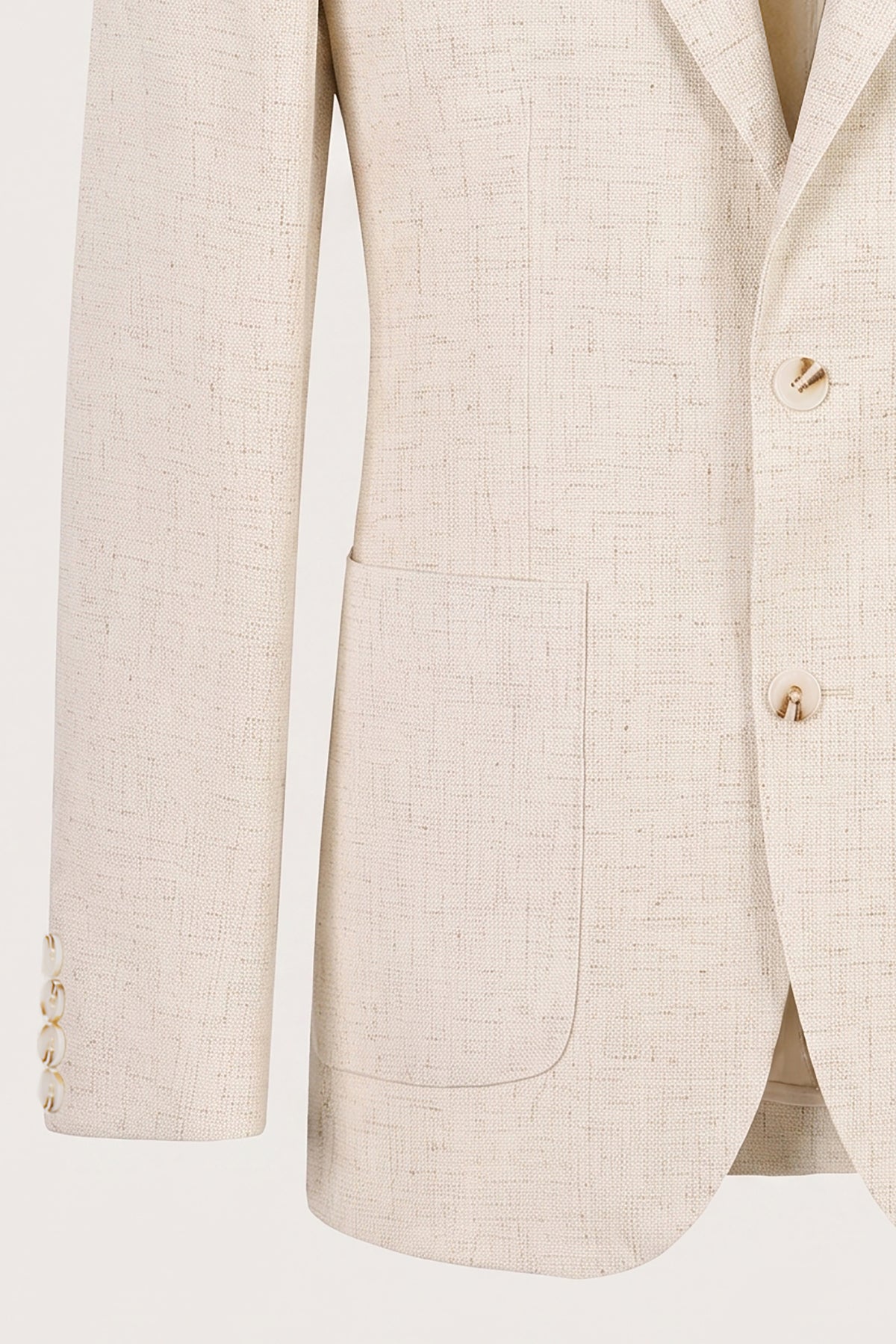 Light Beige Casual Blazer - De Backers - 3