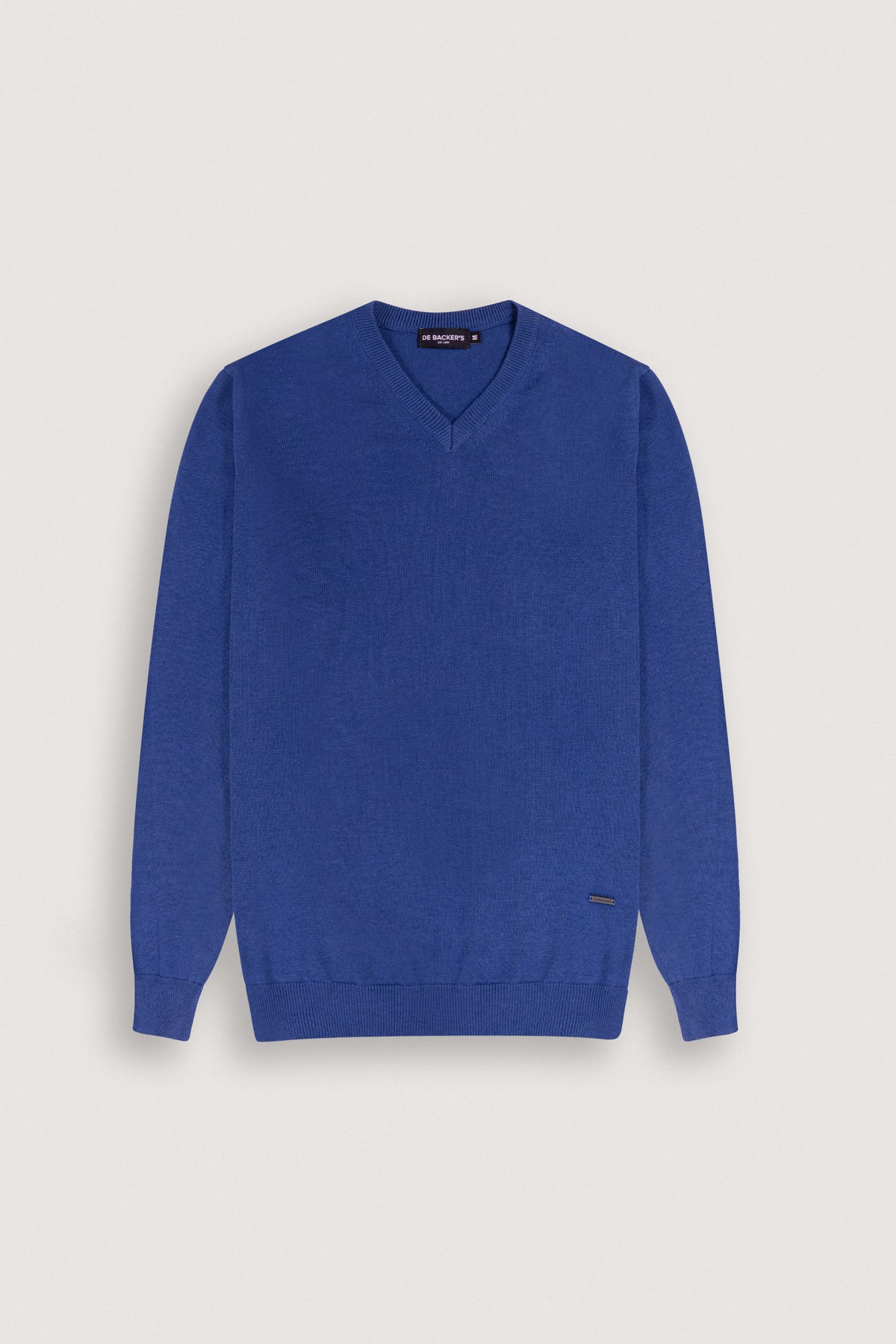 Royal Blue Classic Pullover - 1