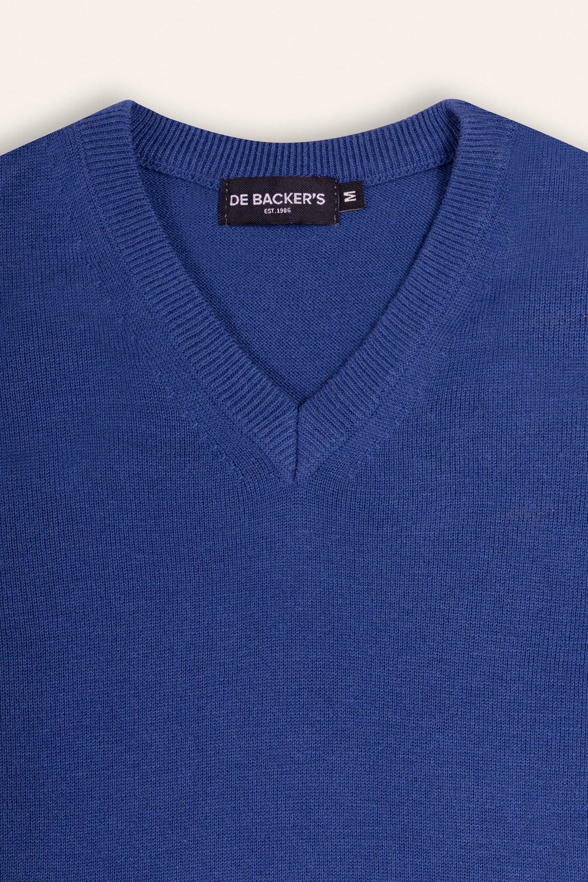 Royal Blue Classic Pullover - 2