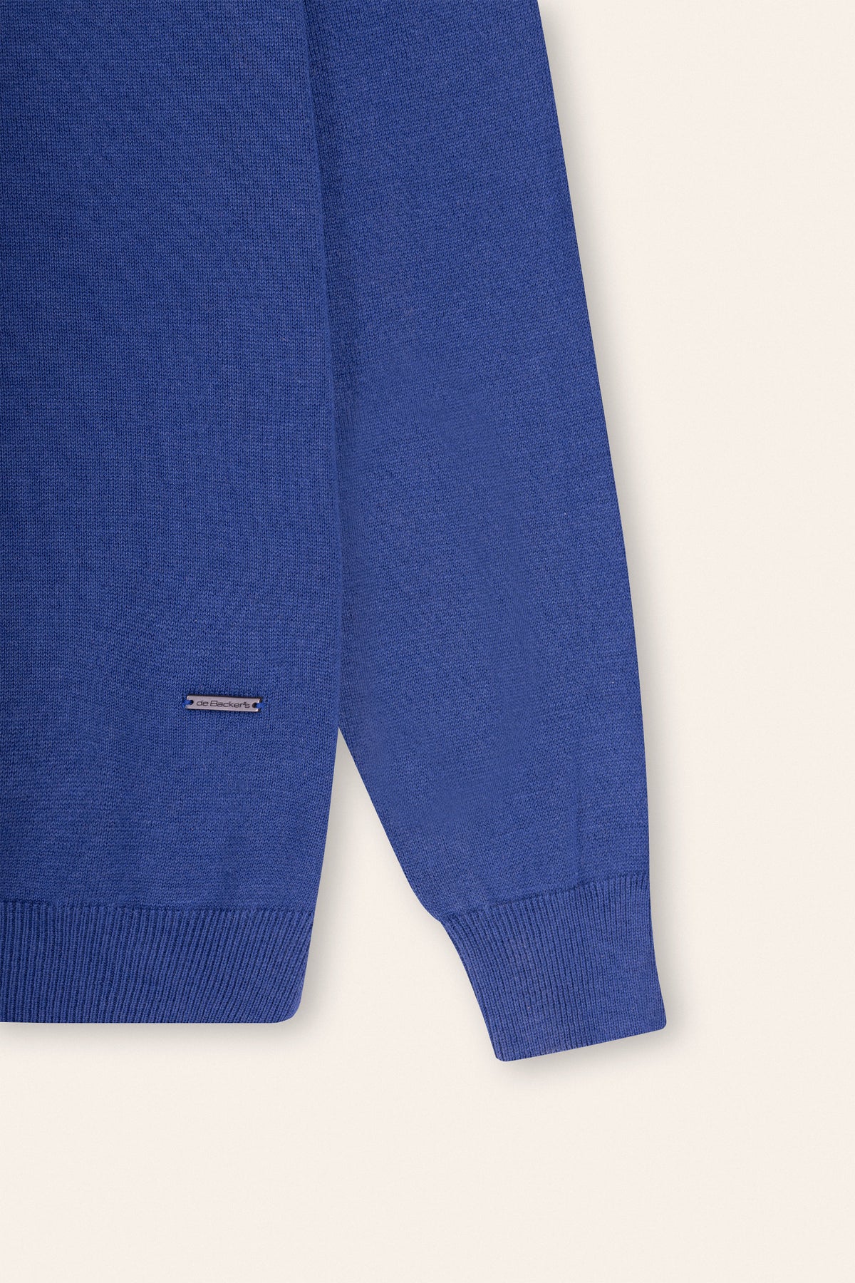 Royal Blue Classic Pullover - 3