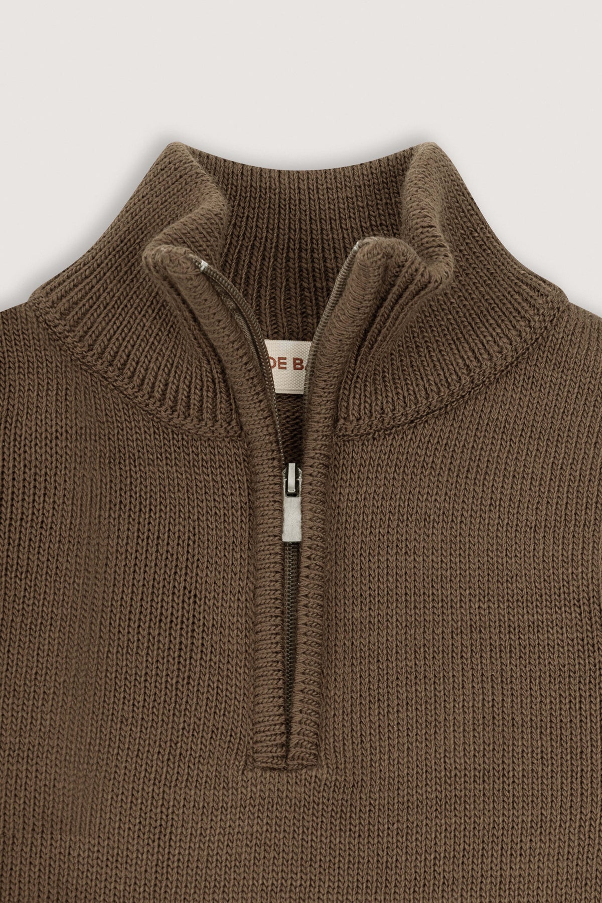 Teal High-Neck Zipper Sweater - De Backers - 2