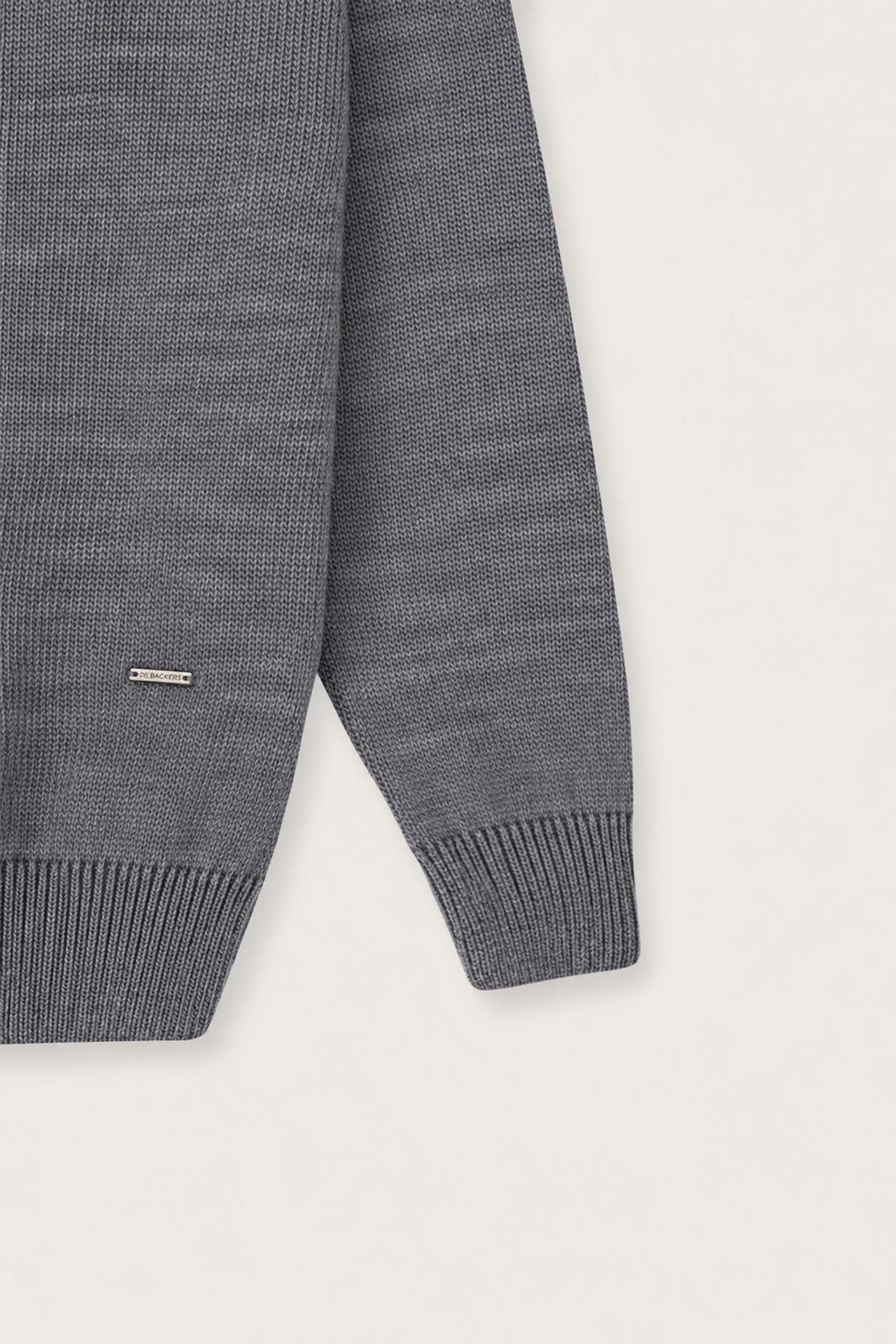 Lavender High-Neck Zipper Sweater - De Backers - 3