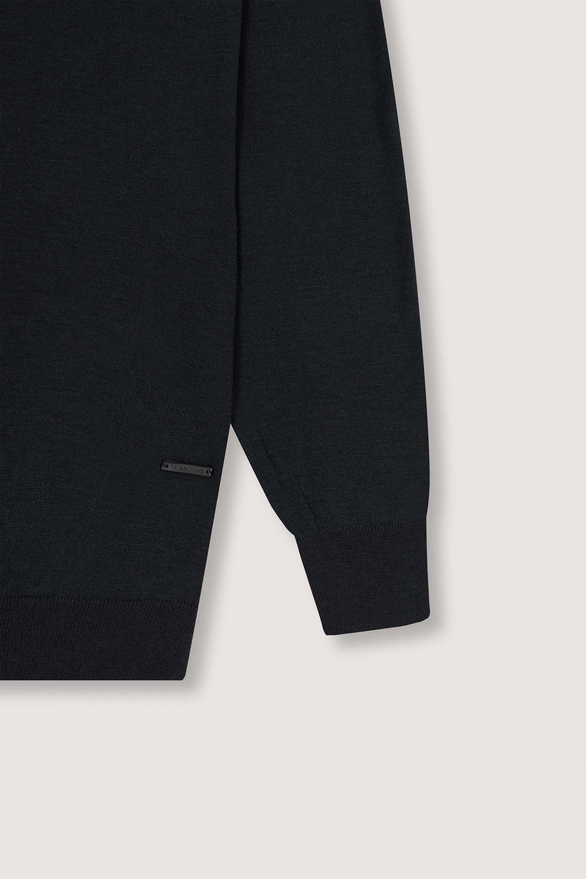 Black Polo City Pullover - De Backers - 3