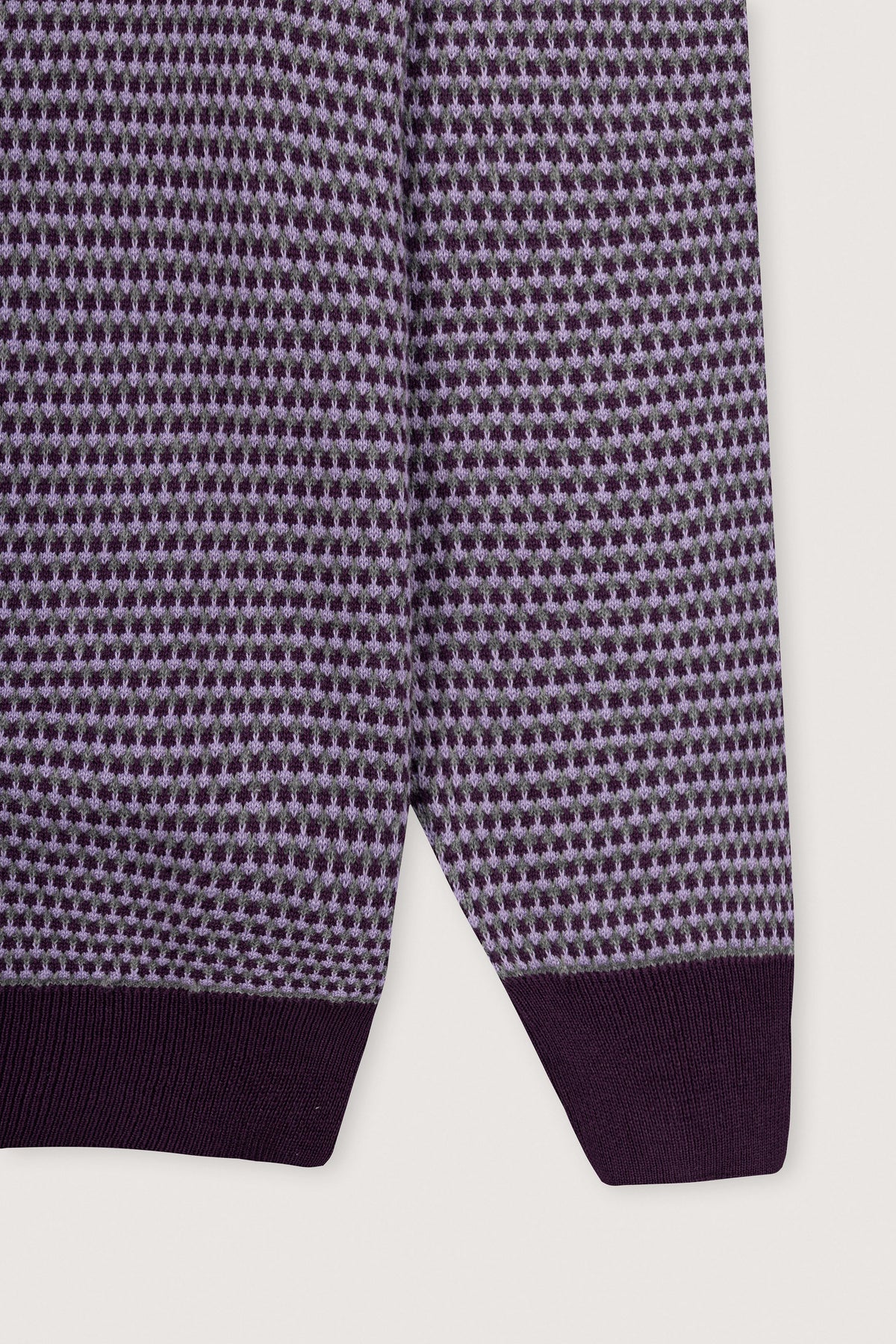Dark Purple High-Neck Pullover - De Backers - 3