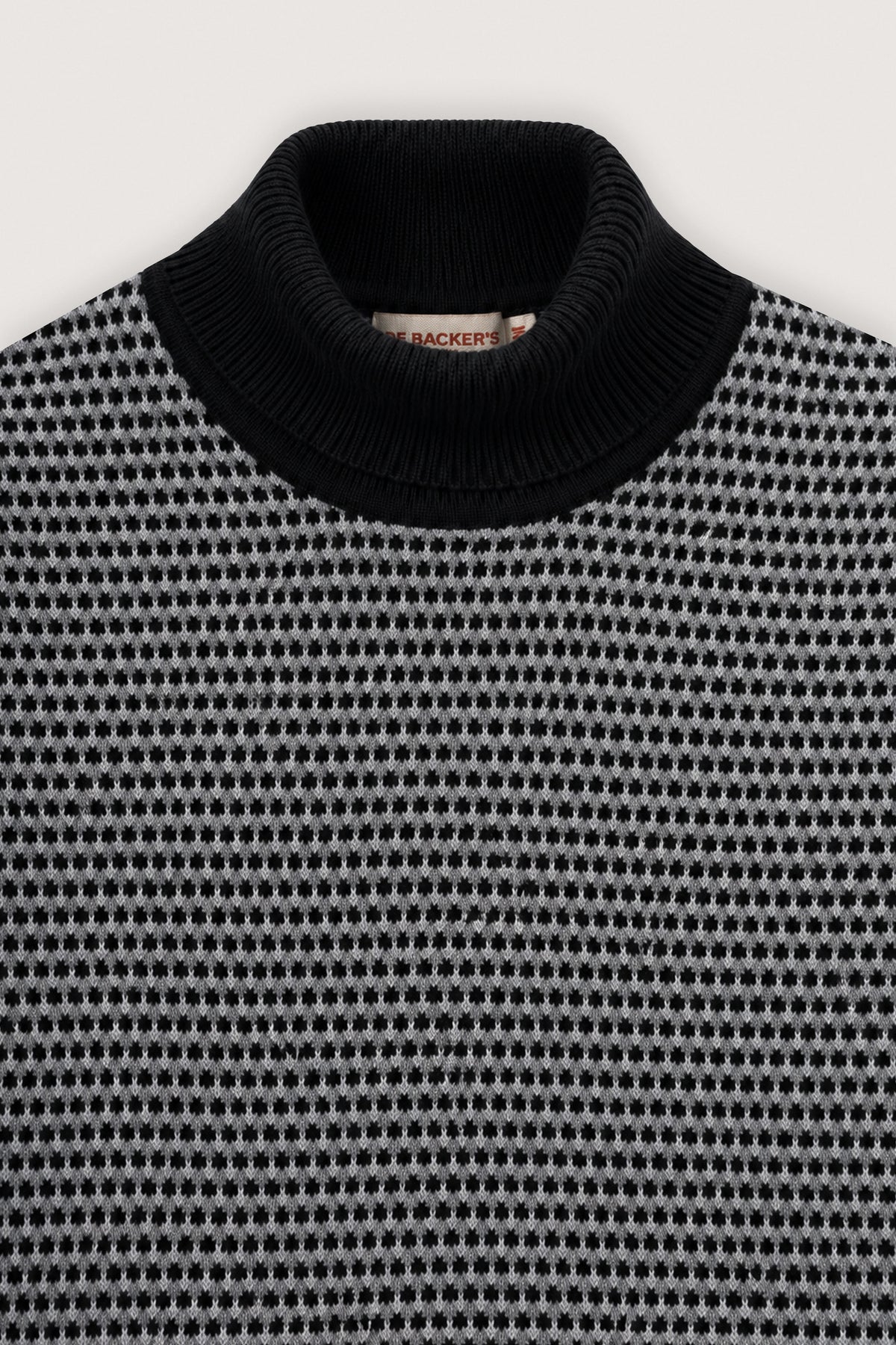Black High-Neck Pullover - De Backers - 2