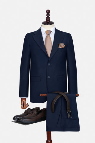 Solid Bamboo Navy Suit