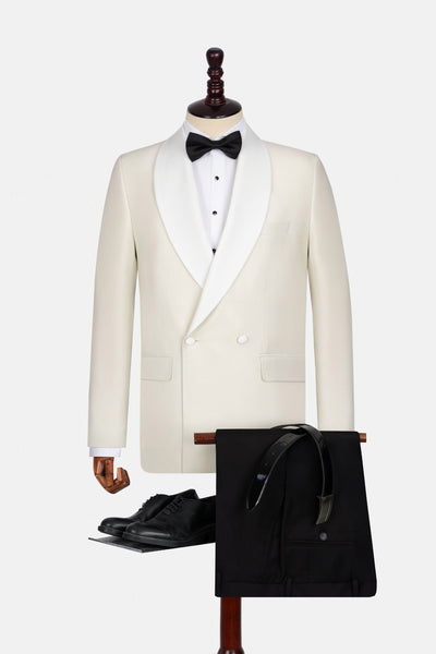 Solid Off White Tuxedo