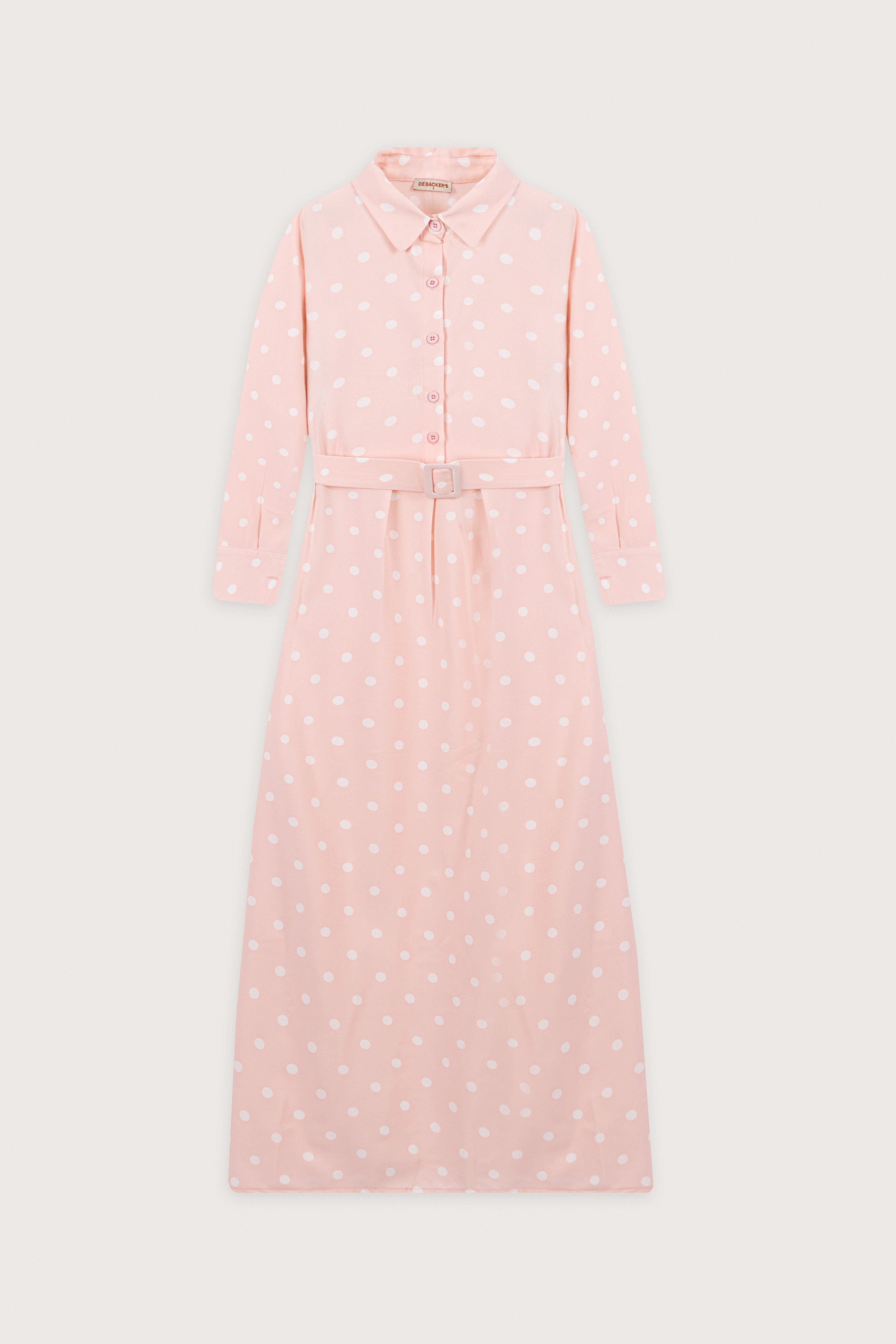 women's dress Egypt - Rose Long-sleeved Dress - 1