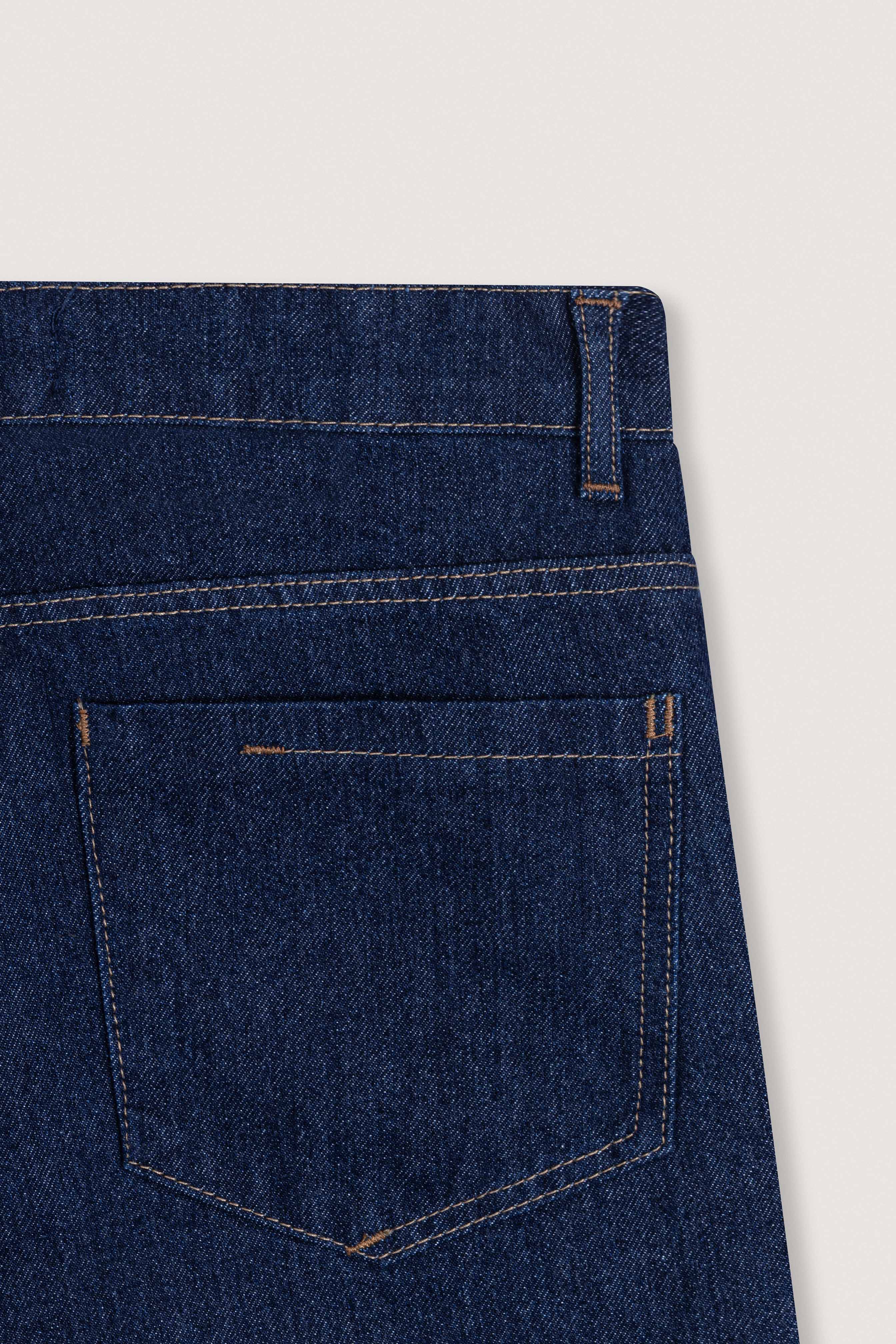 Dark Indigo Wash Wide-Leg Women's Jeans Pants