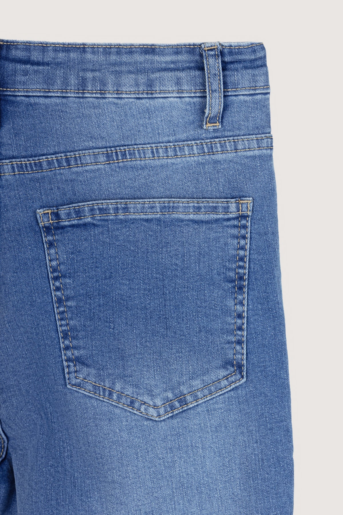 Medium Blue Wash Flare-Leg Women's Jeans Pants - 4