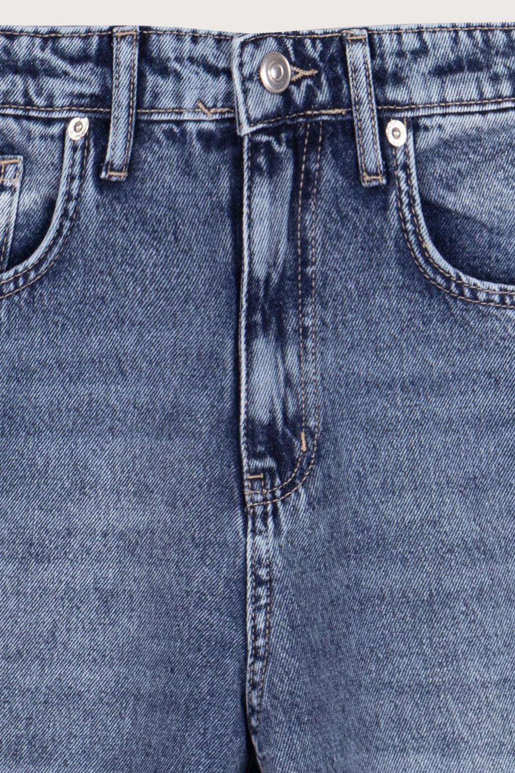 Stone Wash Flare-Leg Women's Jeans Pants - 2
