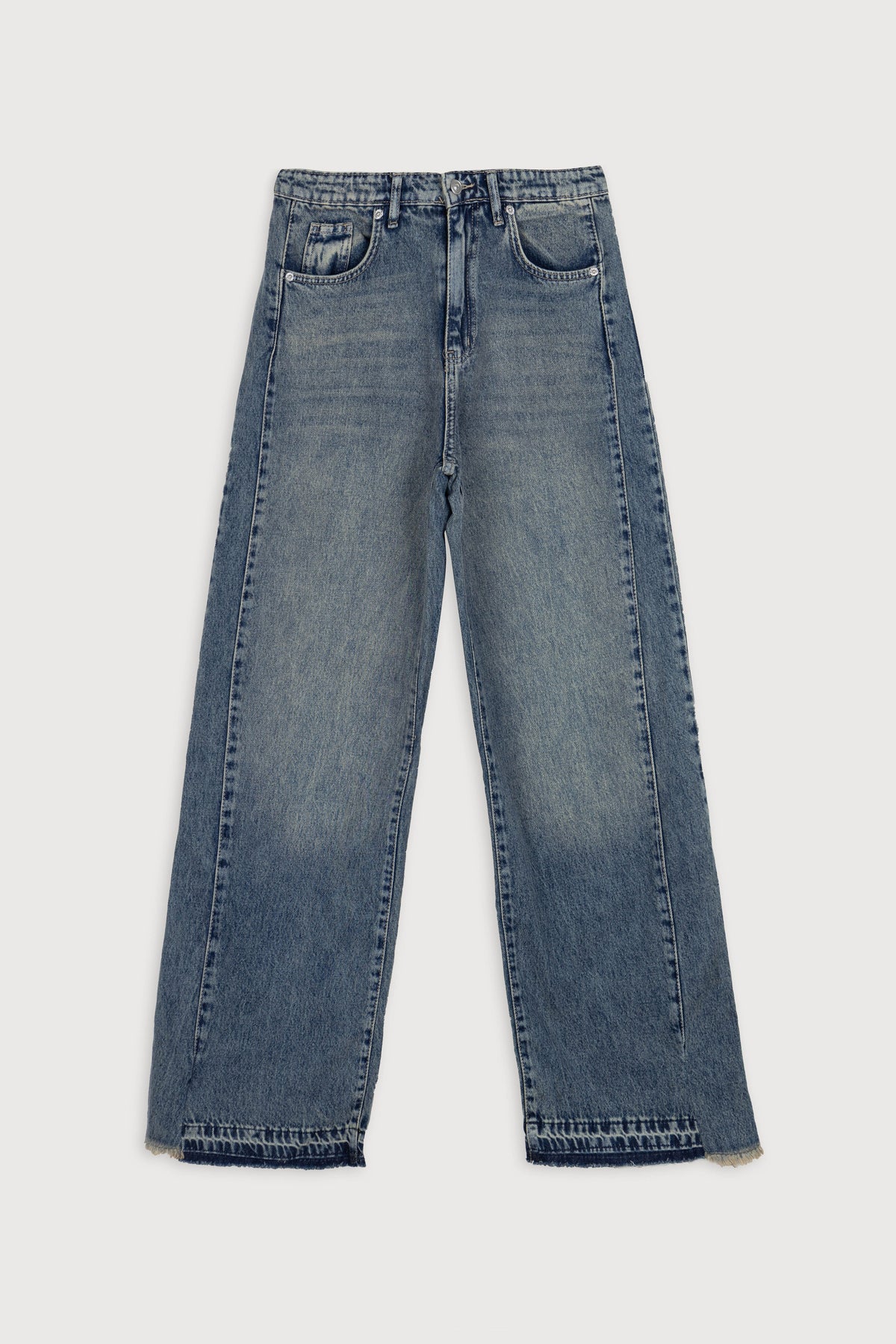 Light Wash Flare-Leg Women's Jeans Pants - 1