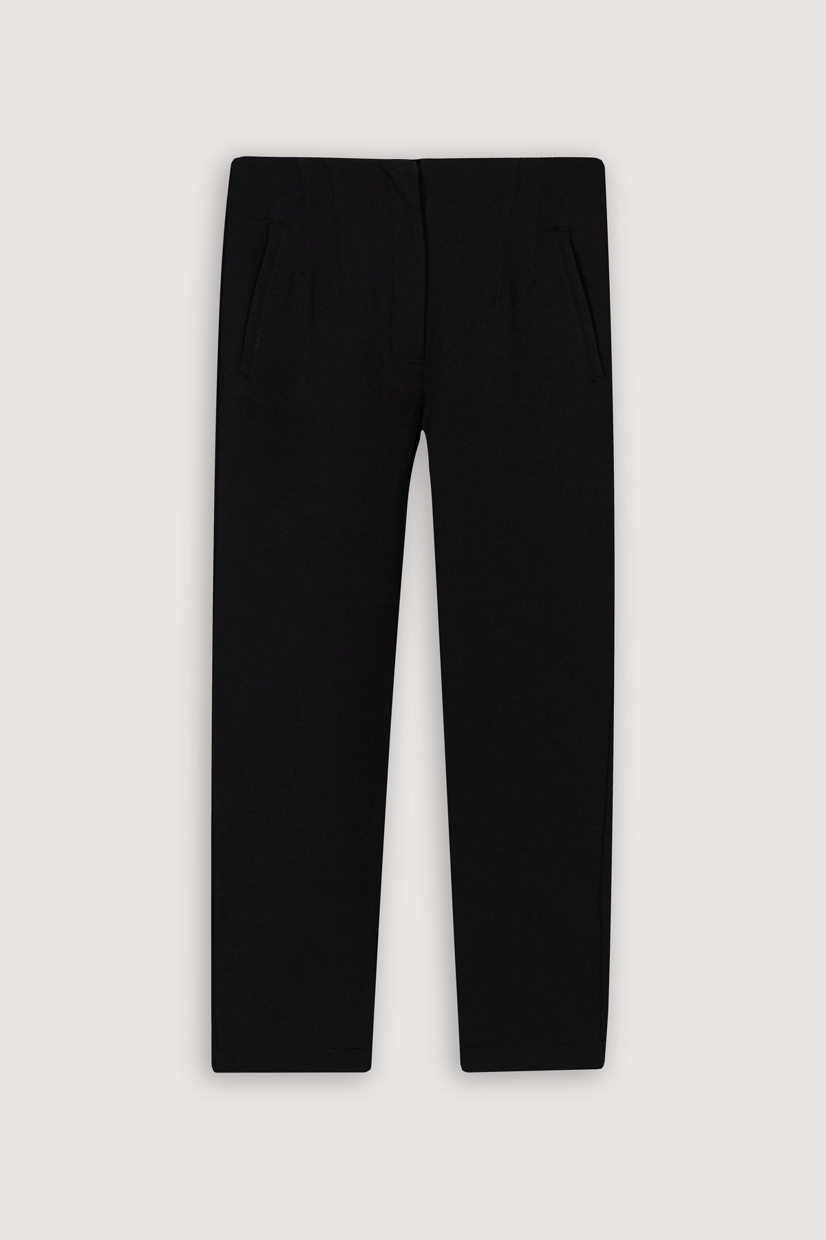 Black Wide-Leg Classic Women's Pants - 1