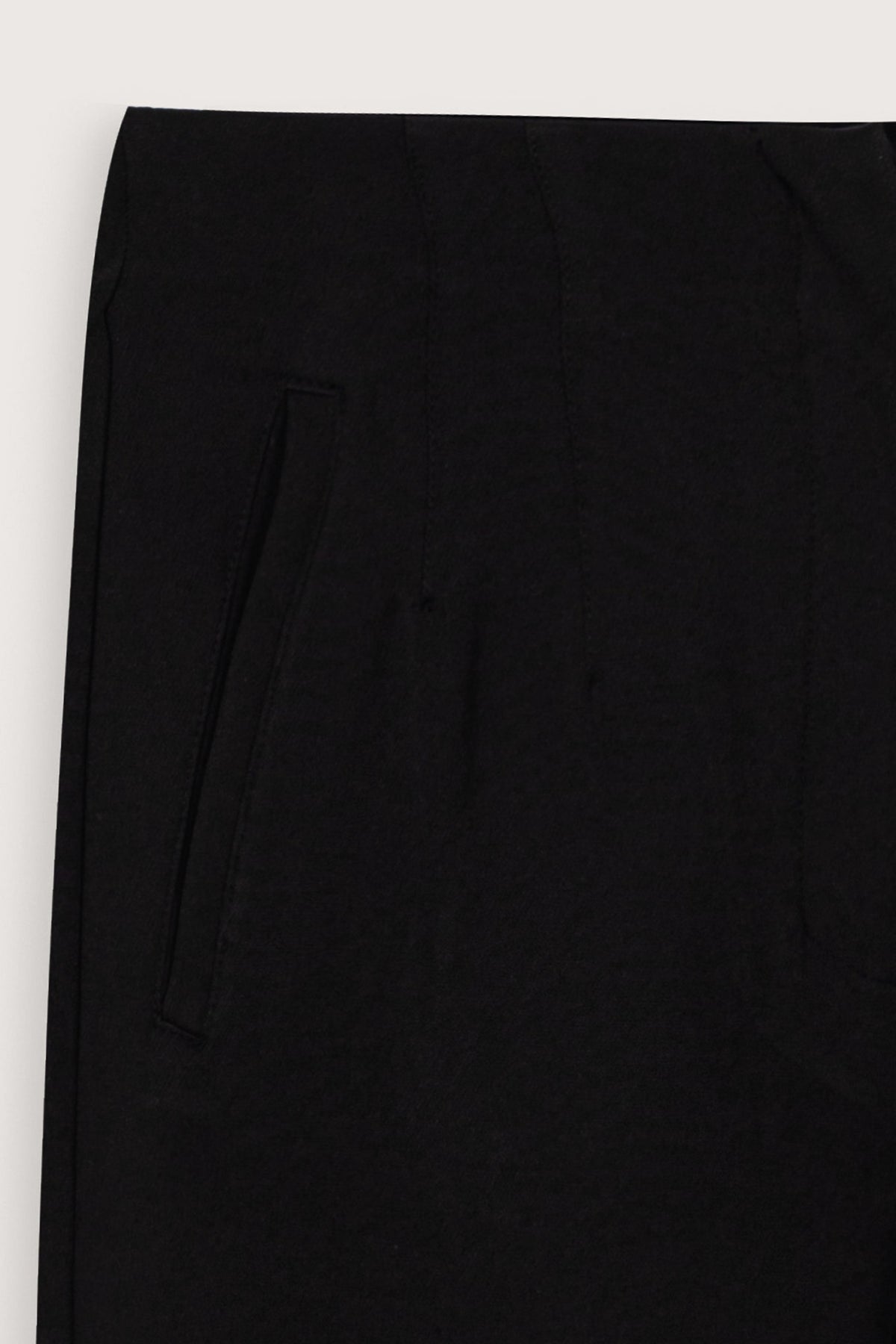 Black Wide-Leg Classic Women's Pants - 2
