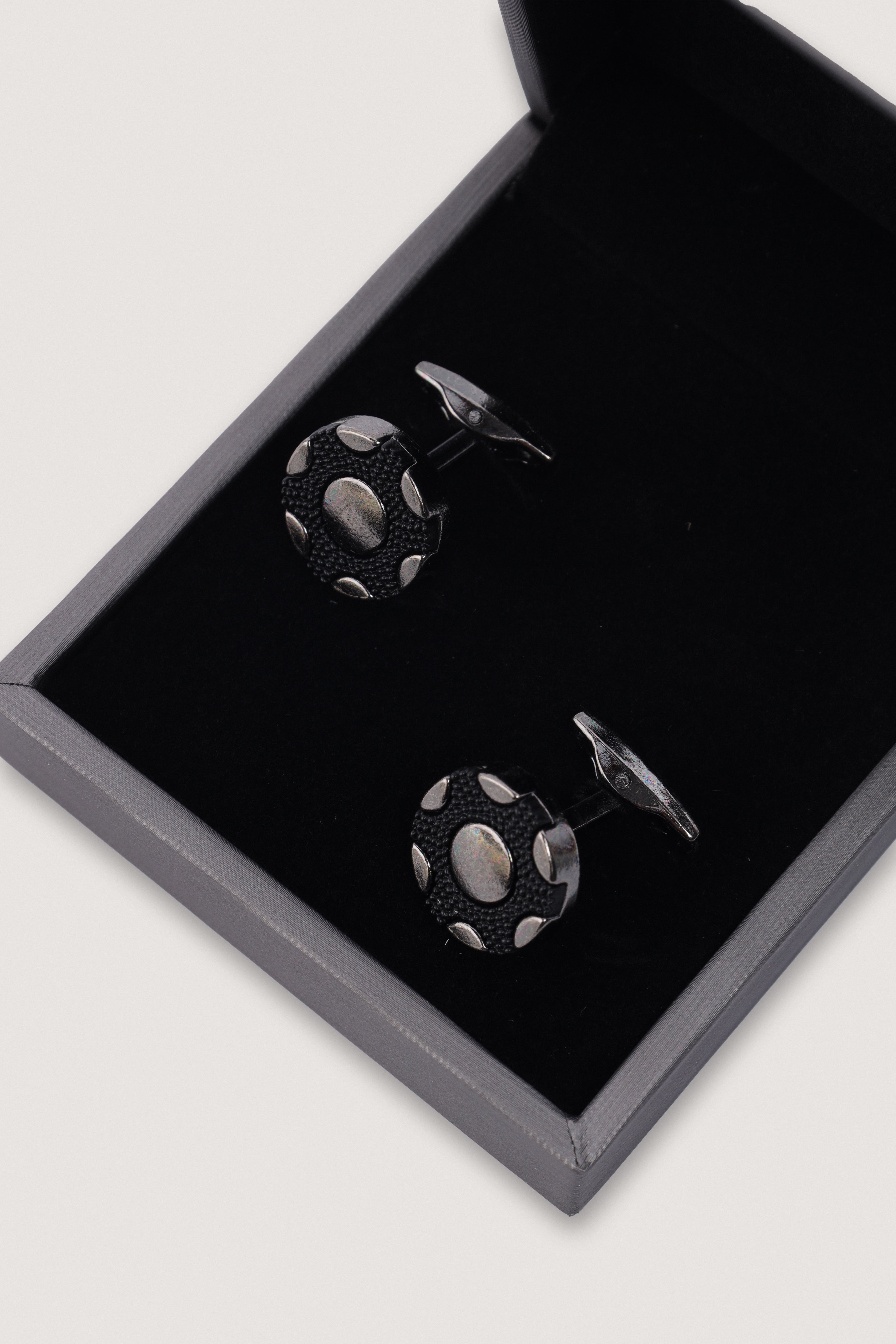 Silver Rounded Cufflinks