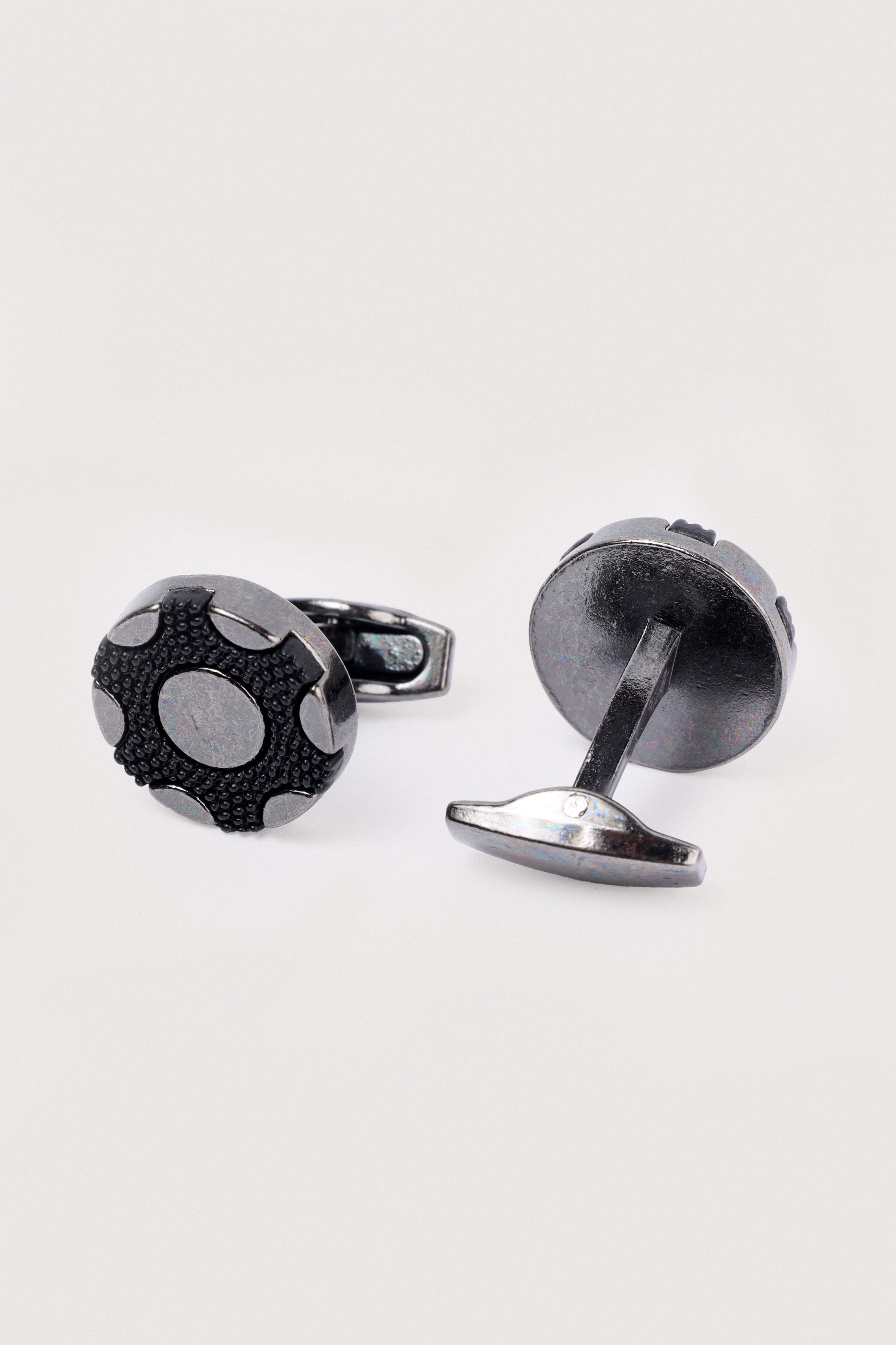 Silver Rounded Cufflinks