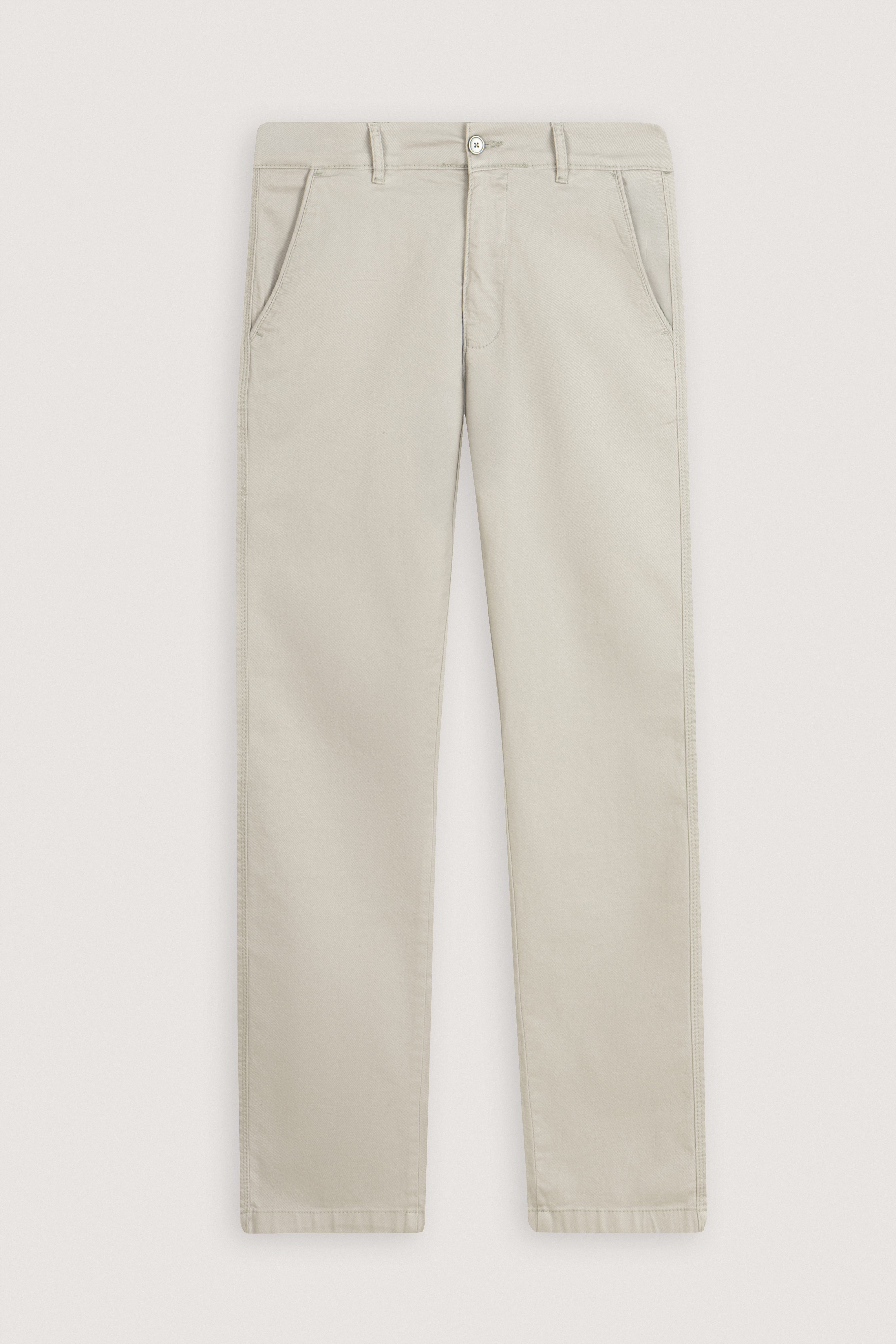 Light Beige Gabardine Pants