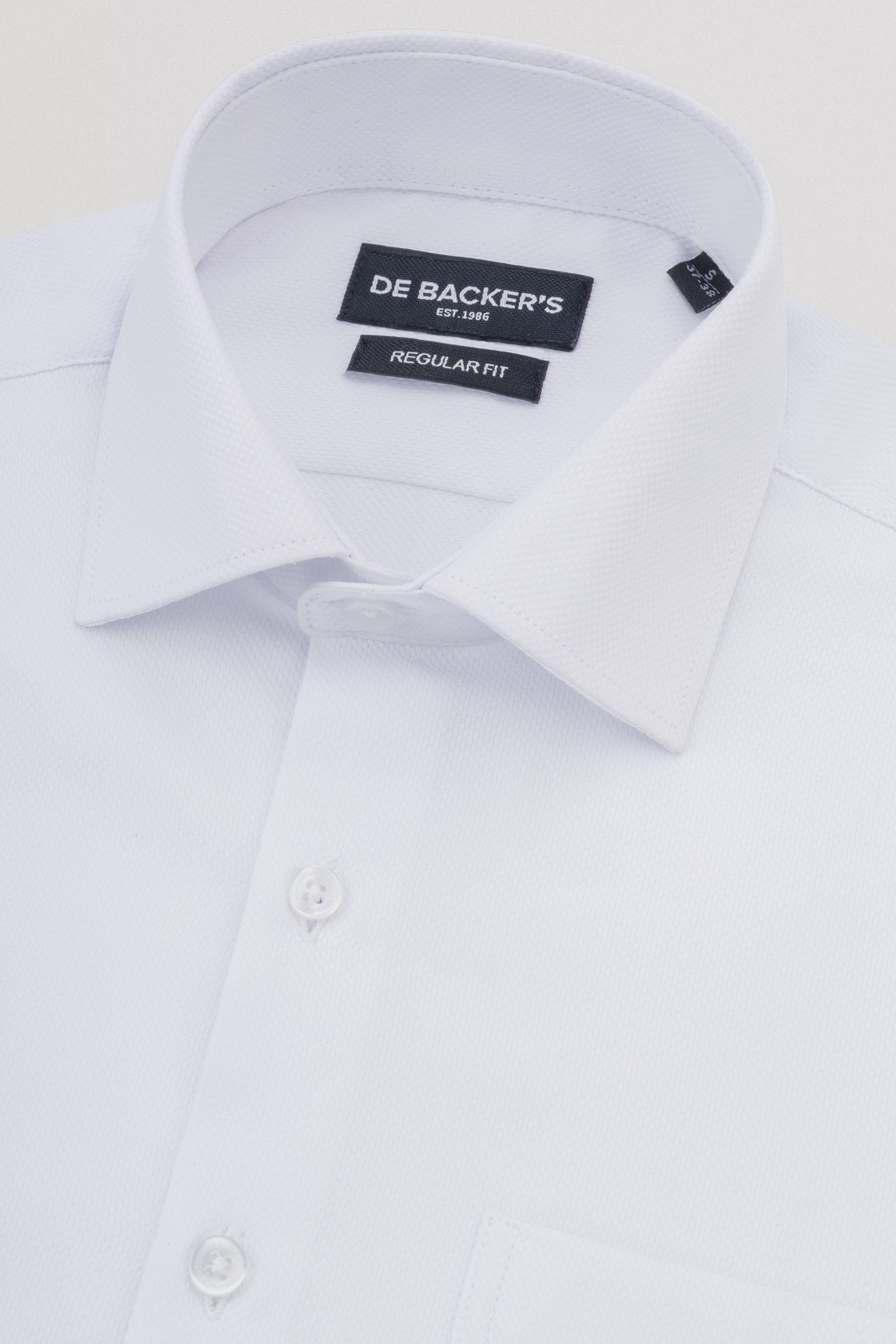 Jacquard White Classic Shirt