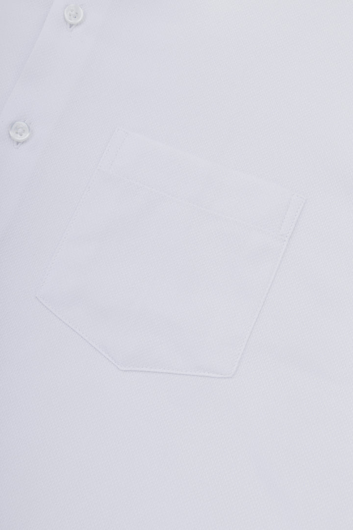 Jacquard White Classic Shirt