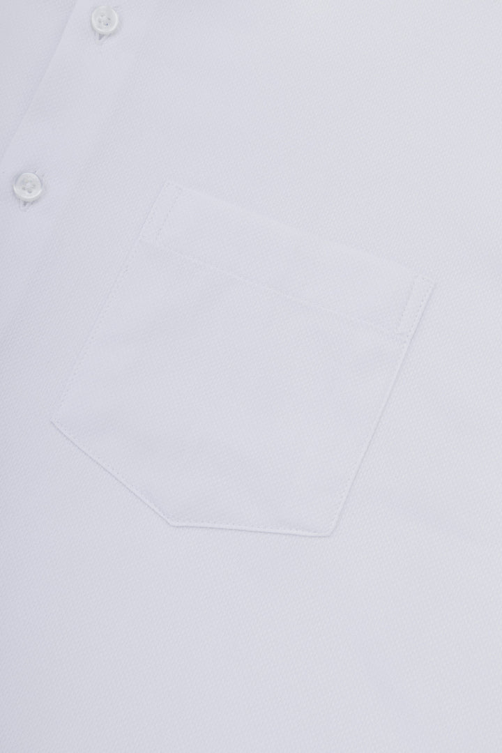 Jacquard White Classic Shirt