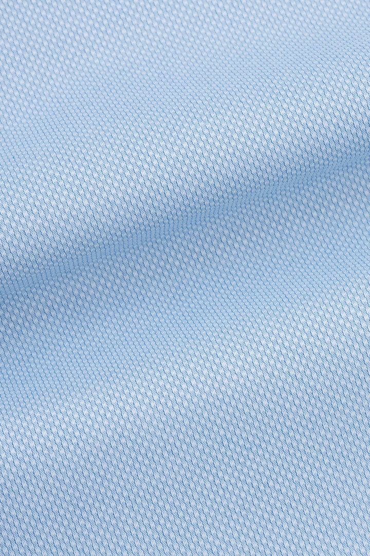 Jacquard light Blue Classic Shirt