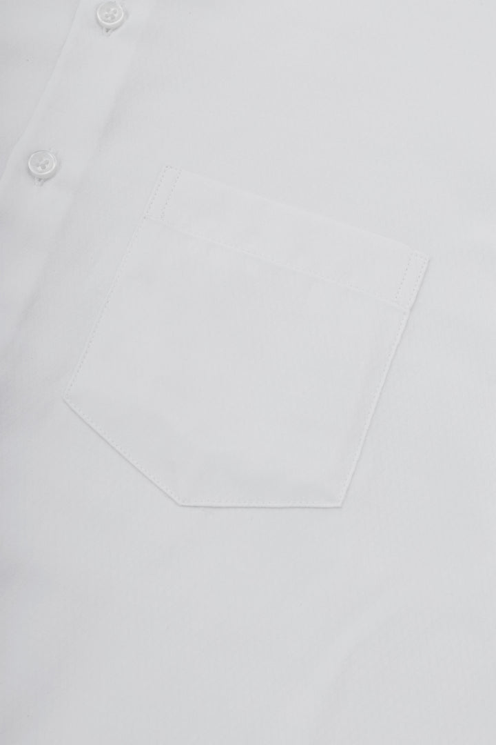 Jacquard White Classic Shirt
