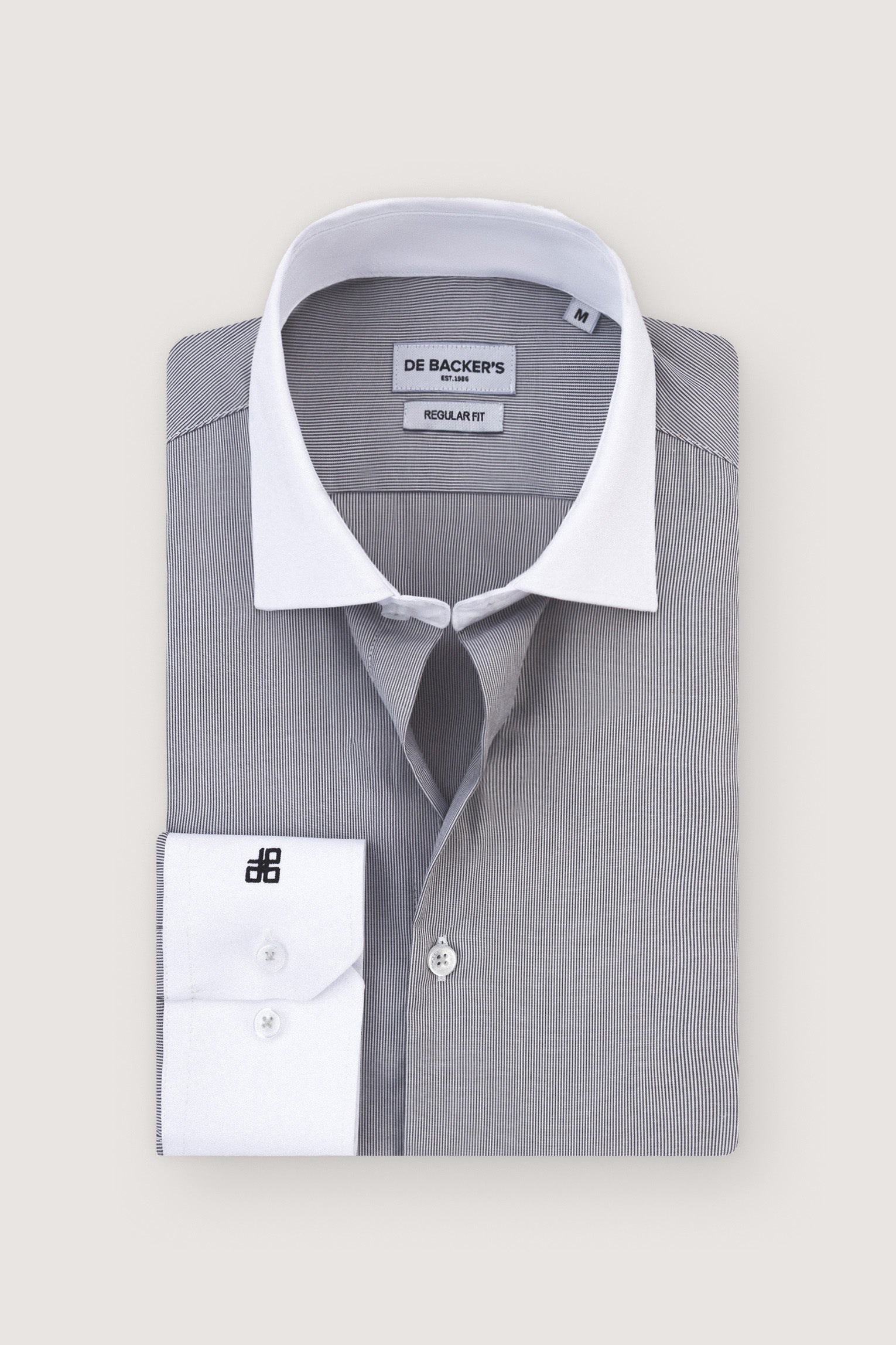 Gray Striped Bamboo Classic Shirt