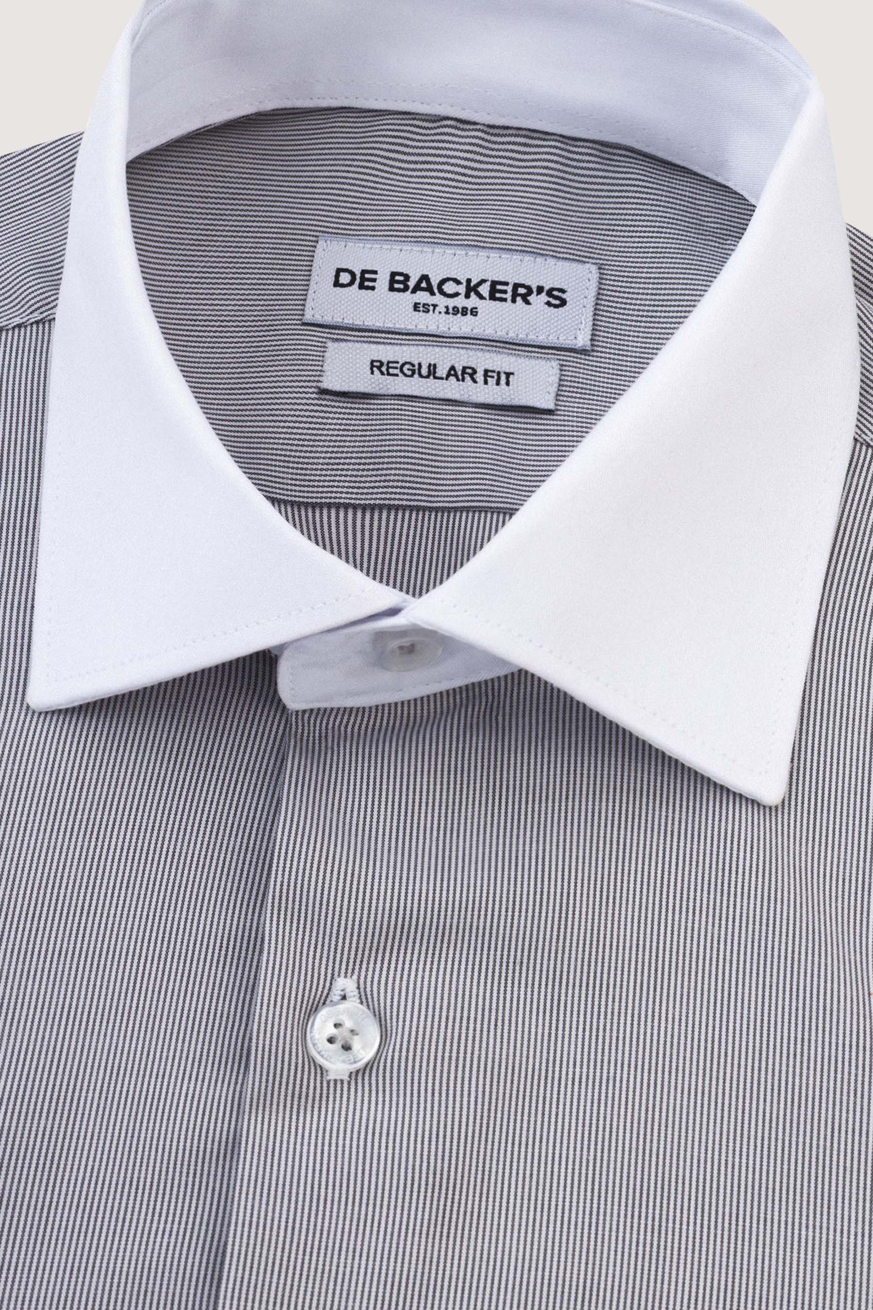 Gray Striped Bamboo Classic Shirt