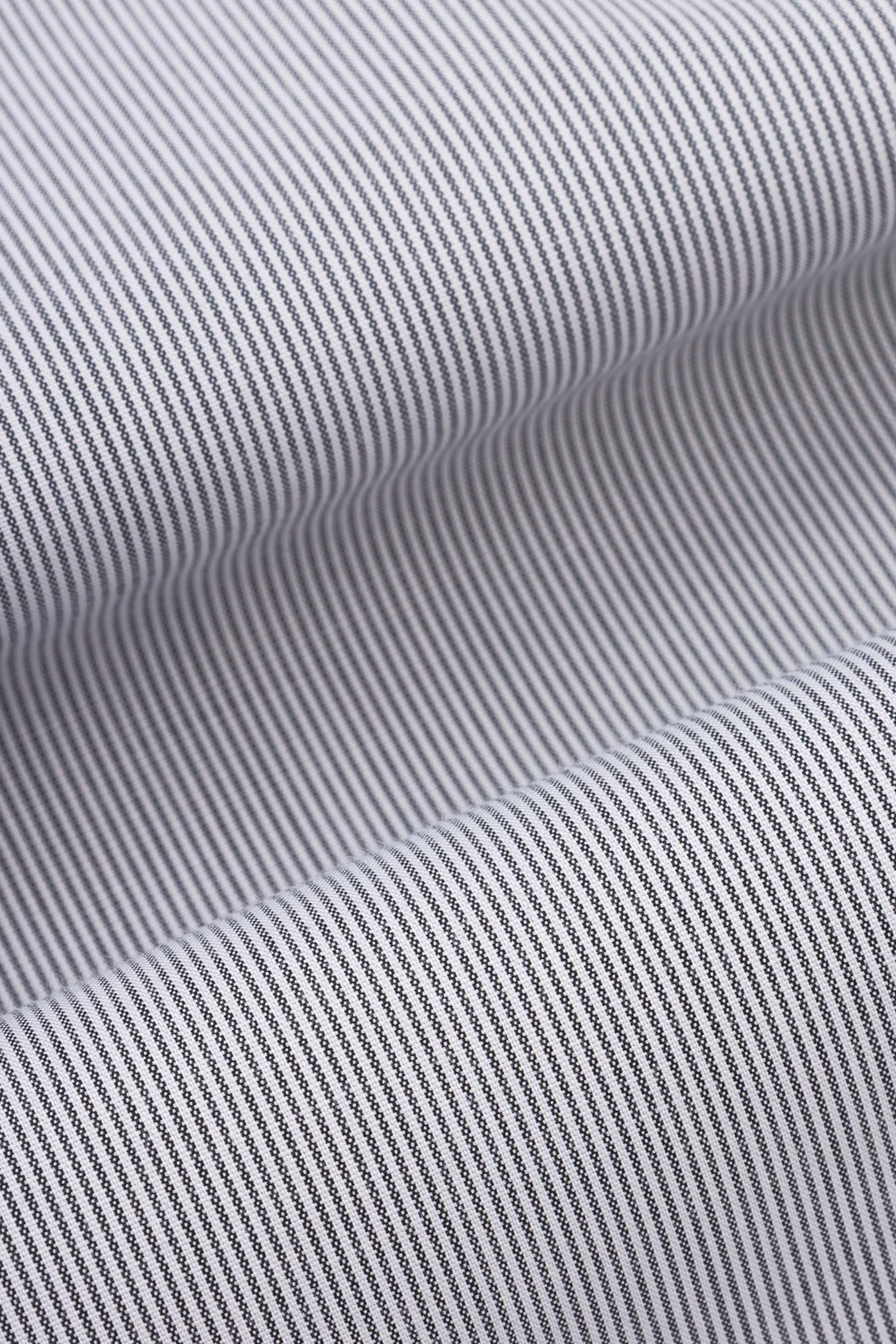 Gray Striped Bamboo Classic Shirt