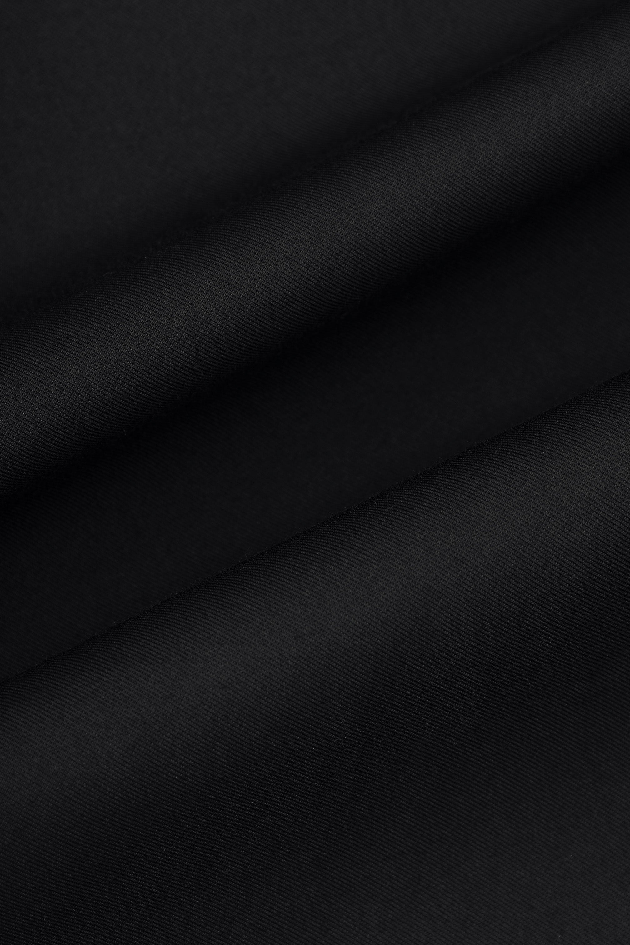 Black Bamboo Blend Wingtip Shirt