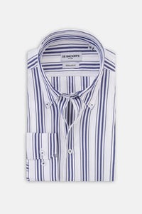 Striped Navy Casual Shirt