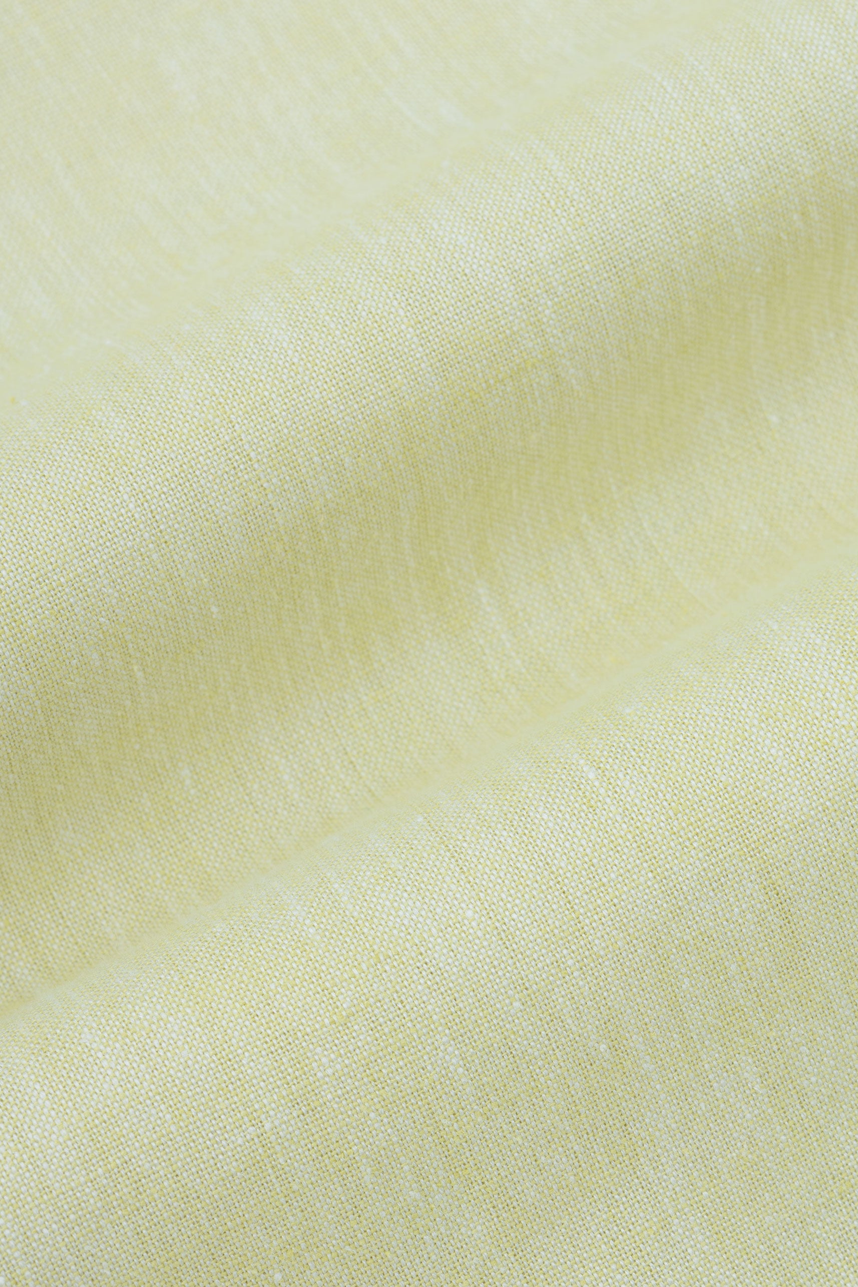 Bale Yellow Linen Blend Casual Shirt