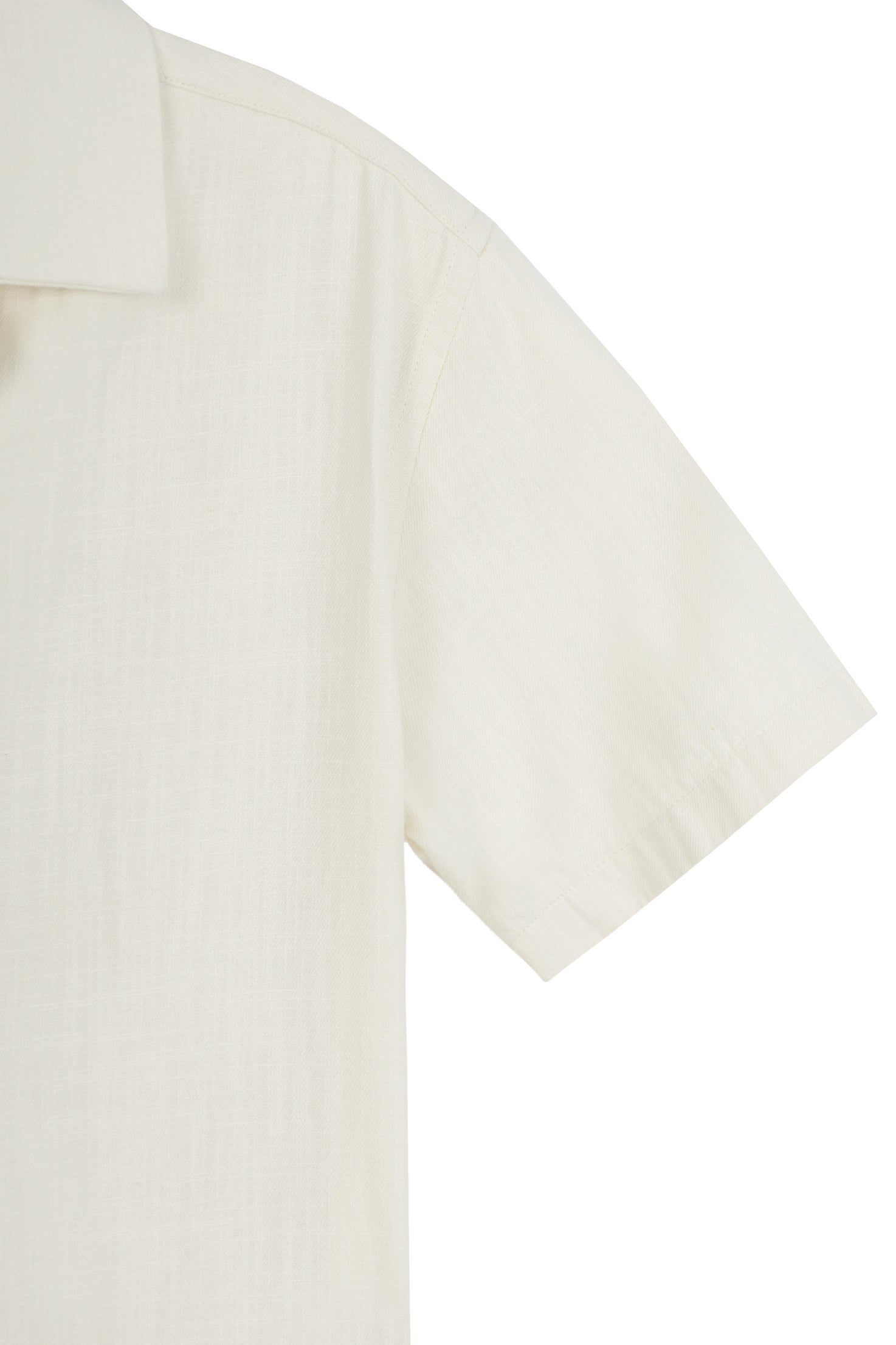 Light Beige Short Sleeves Shirt