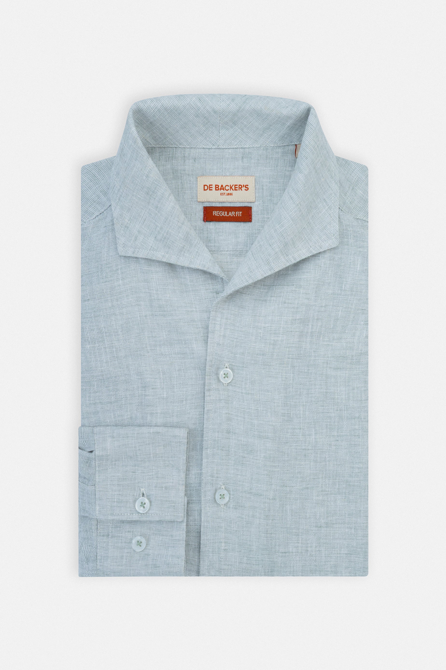 Mint Linen Blend Casual Shirt