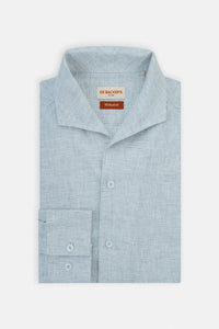 Mint Linen Blend Casual Shirt