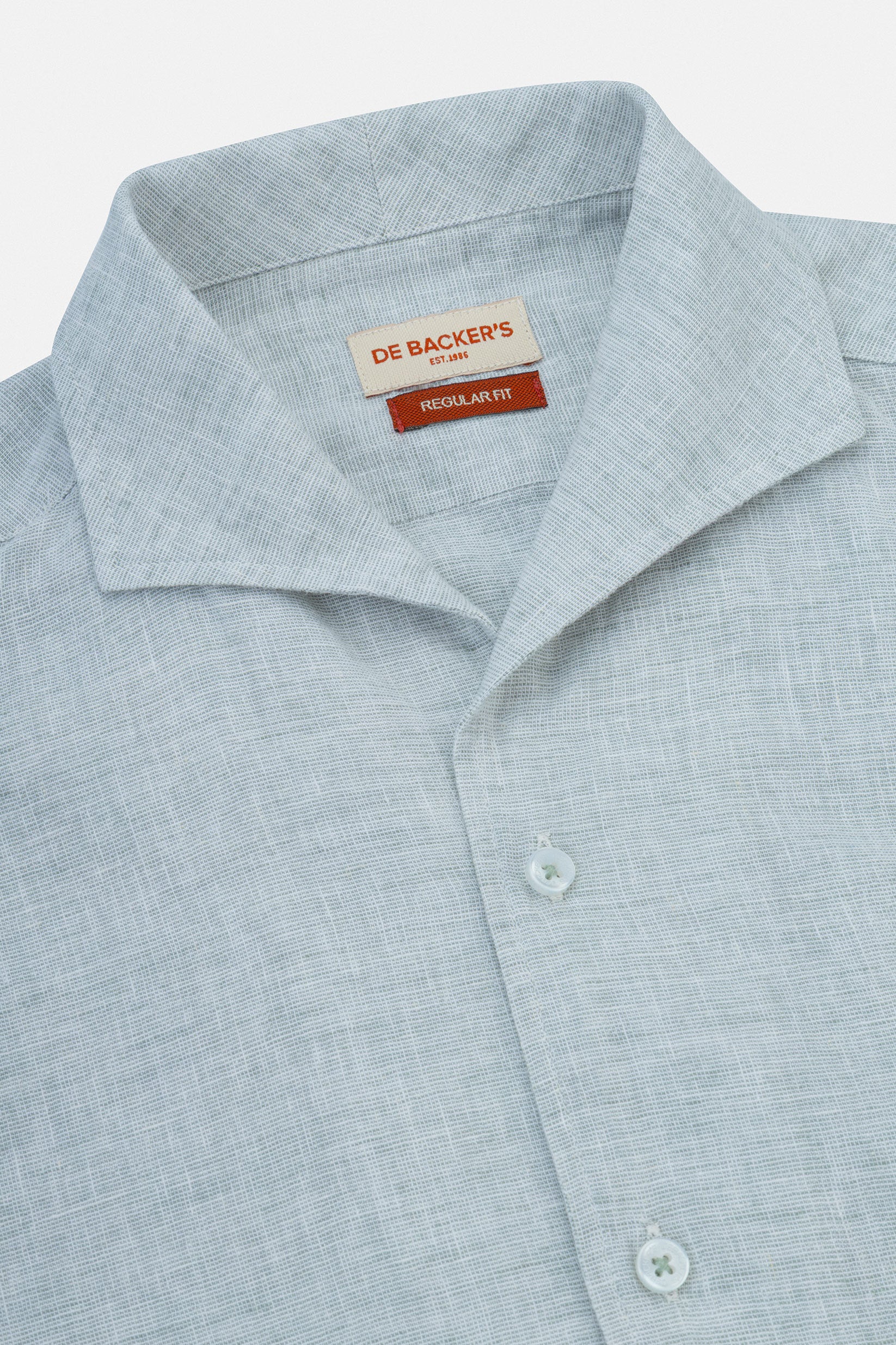 Mint Linen Blend Casual Shirt