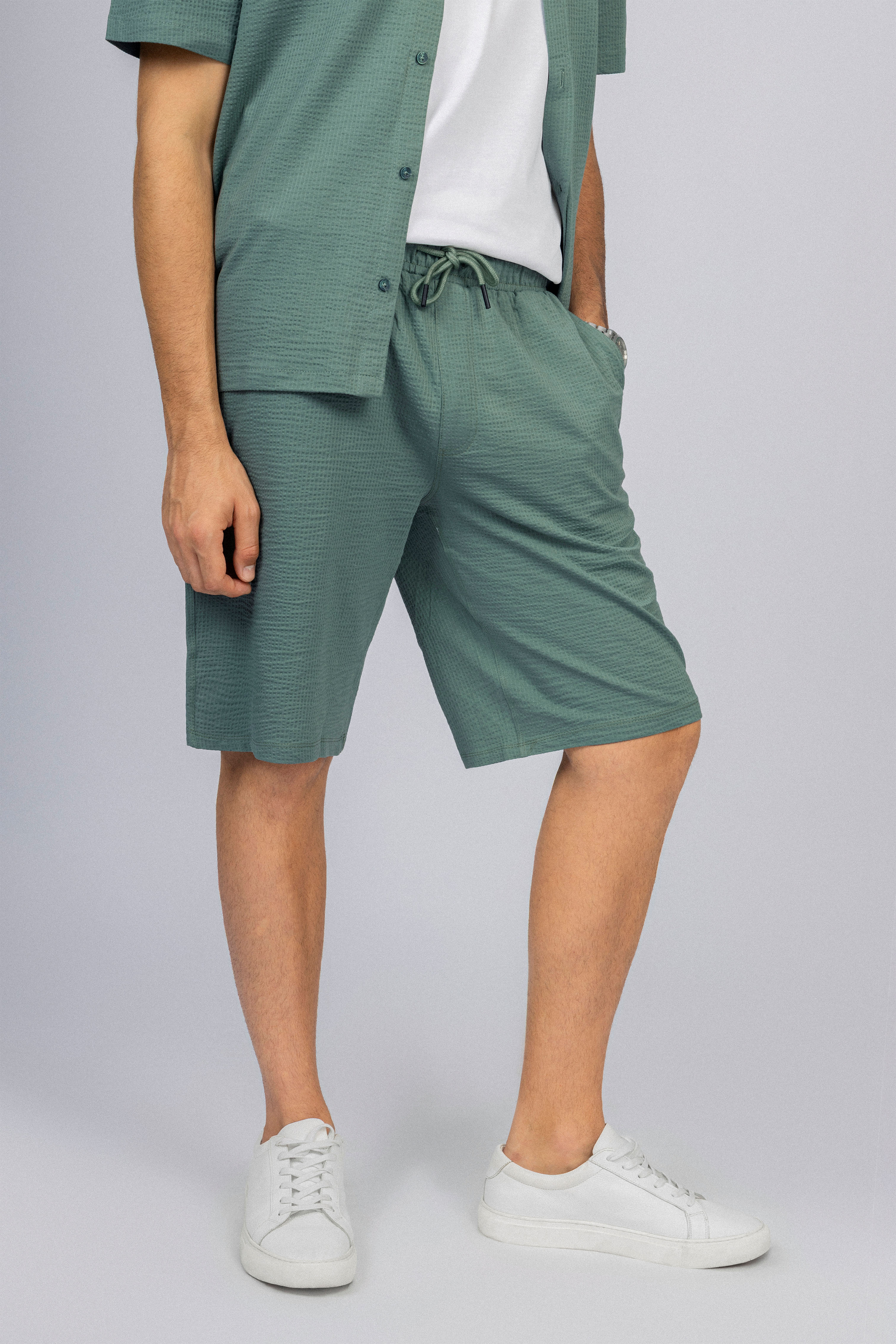Jacquard Green Men's Set