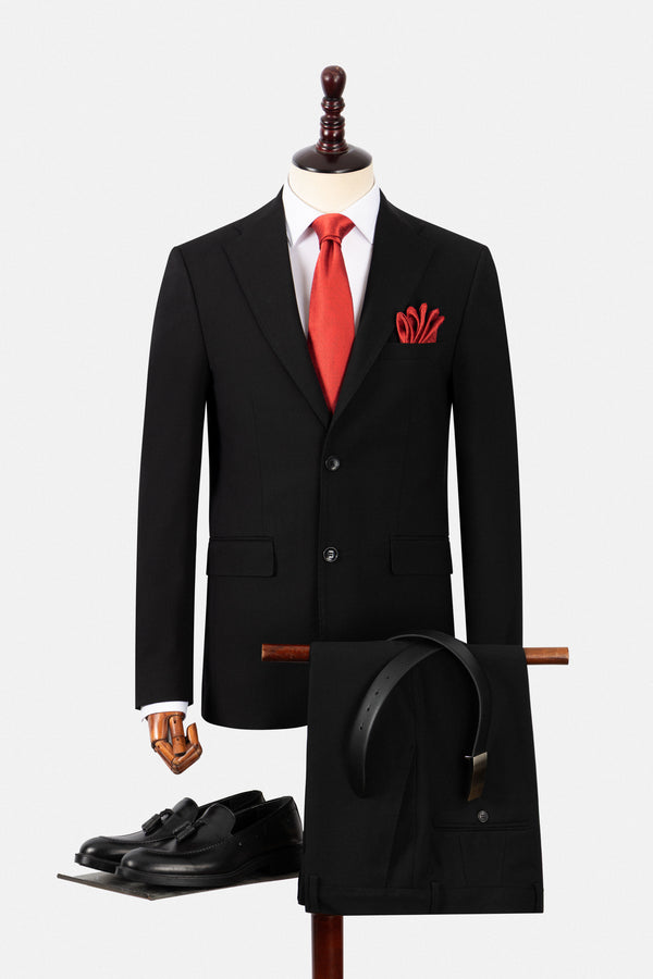 Bamboo Blend Black Suit