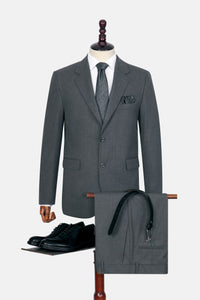 Striped Gray  Suit