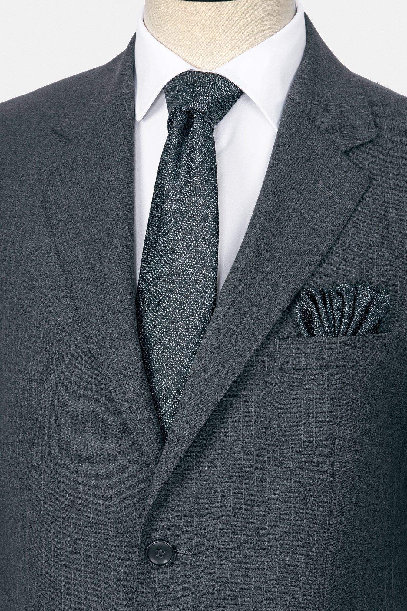 Striped Gray  Suit