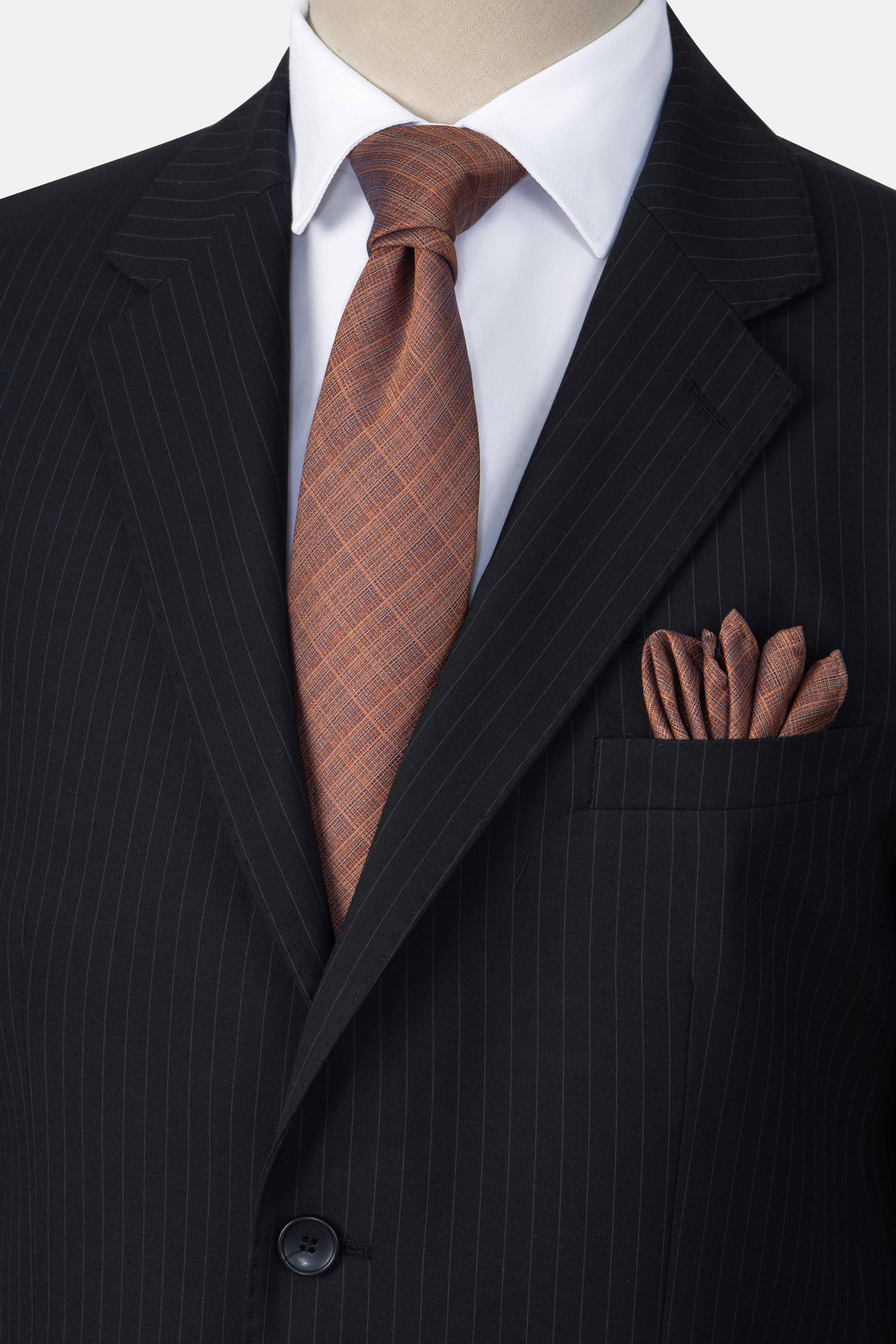 Striped Black Suit