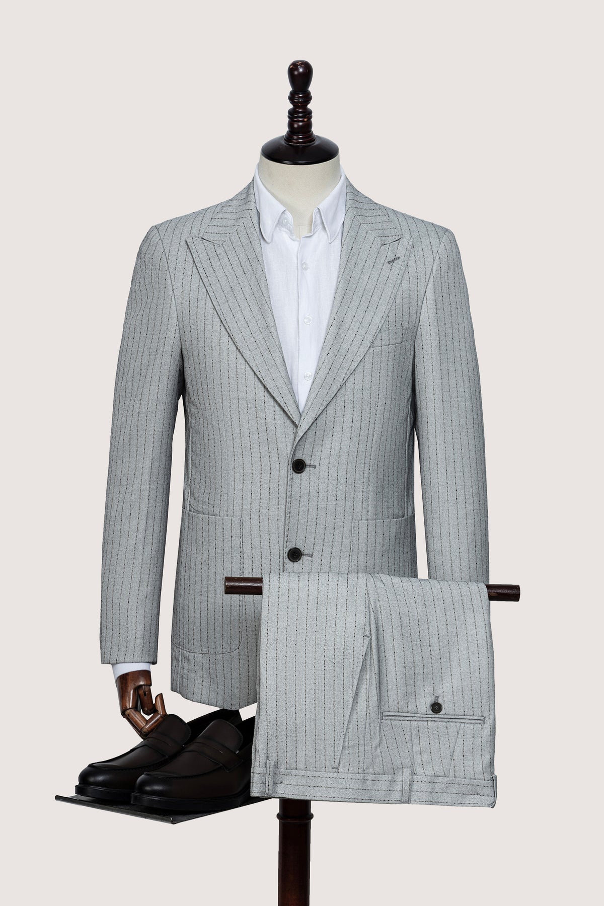 Men's Suit Egypt - Light Grey Casual Suit - 1