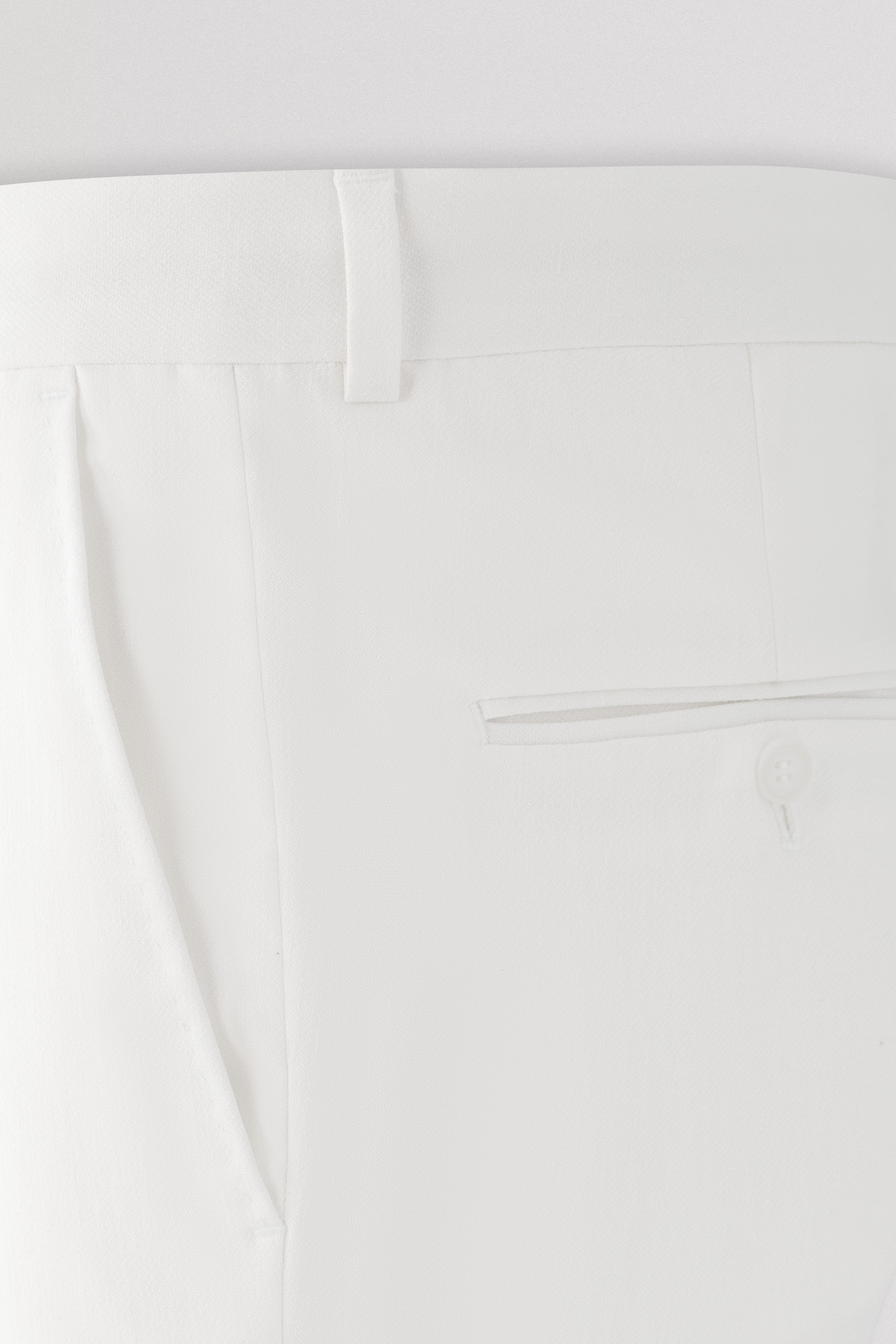 White Smart Casual pants